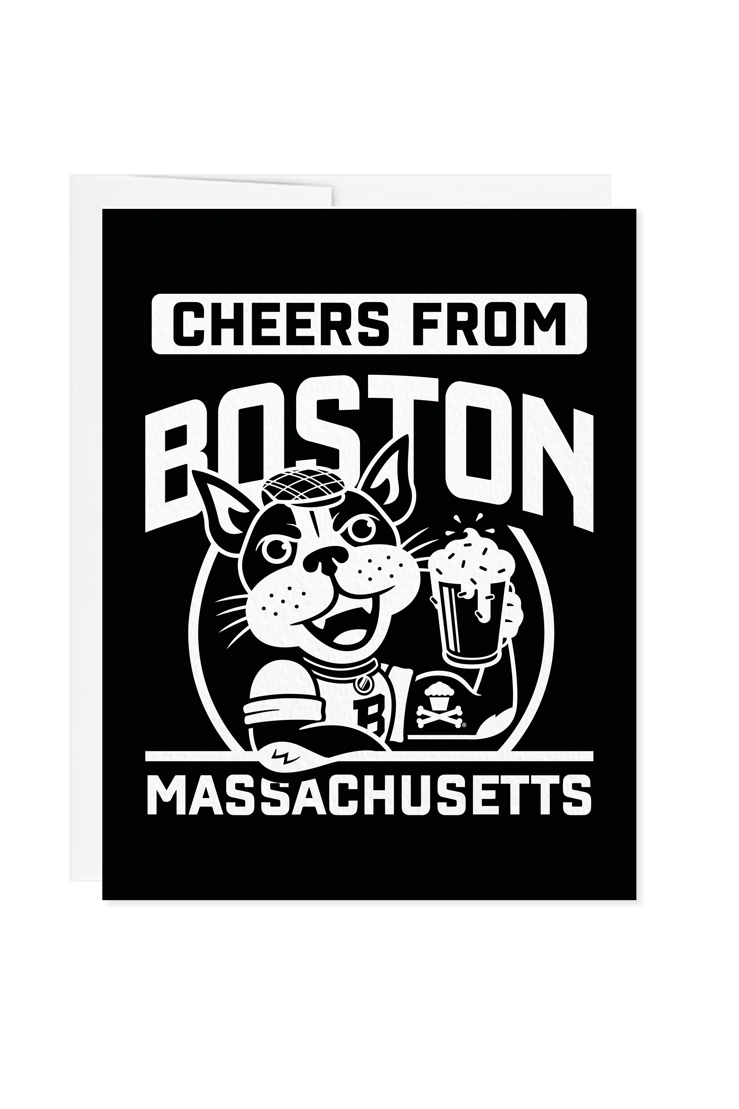 Cheers from Boston Greeting Card