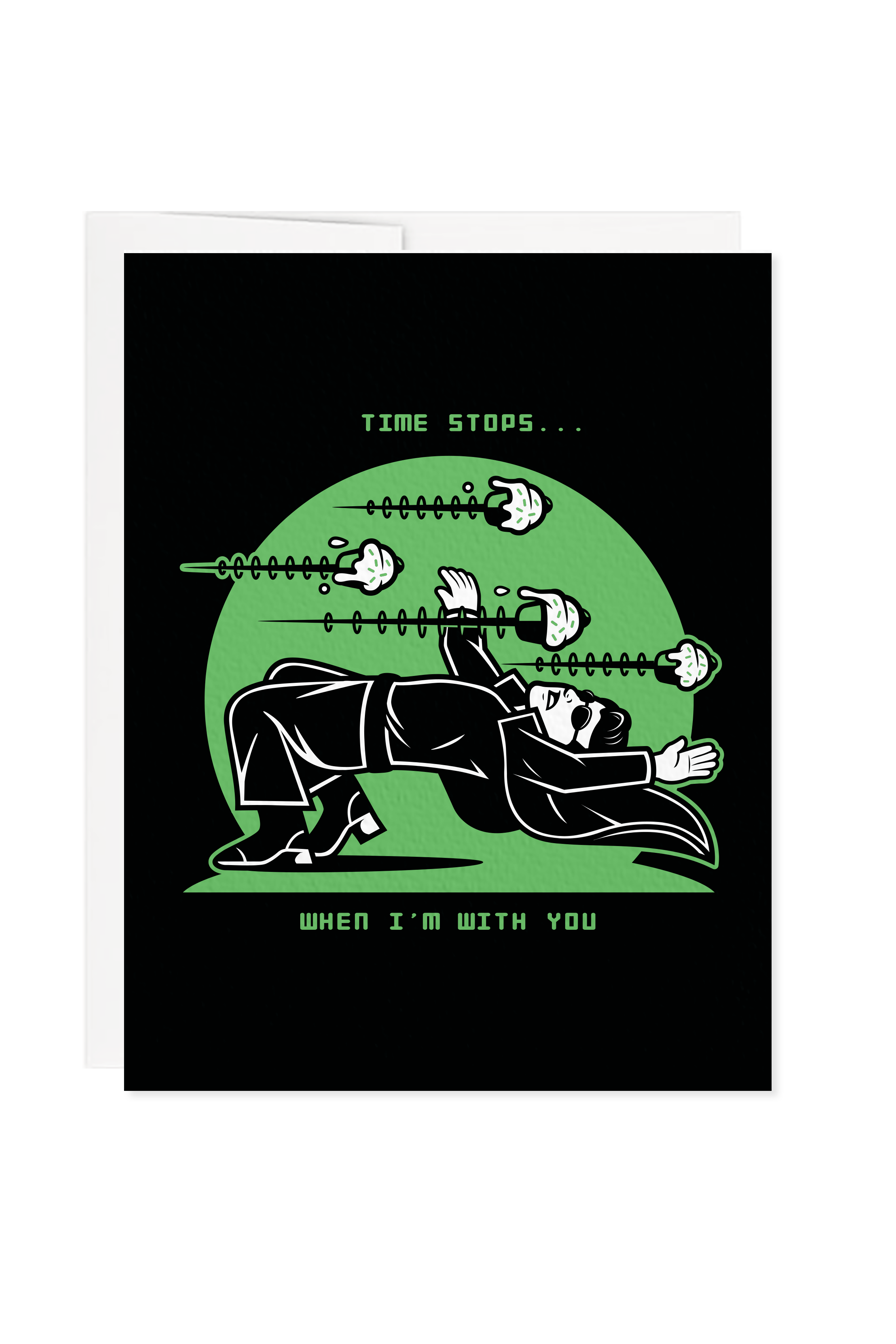 Time Stops Greeting Card