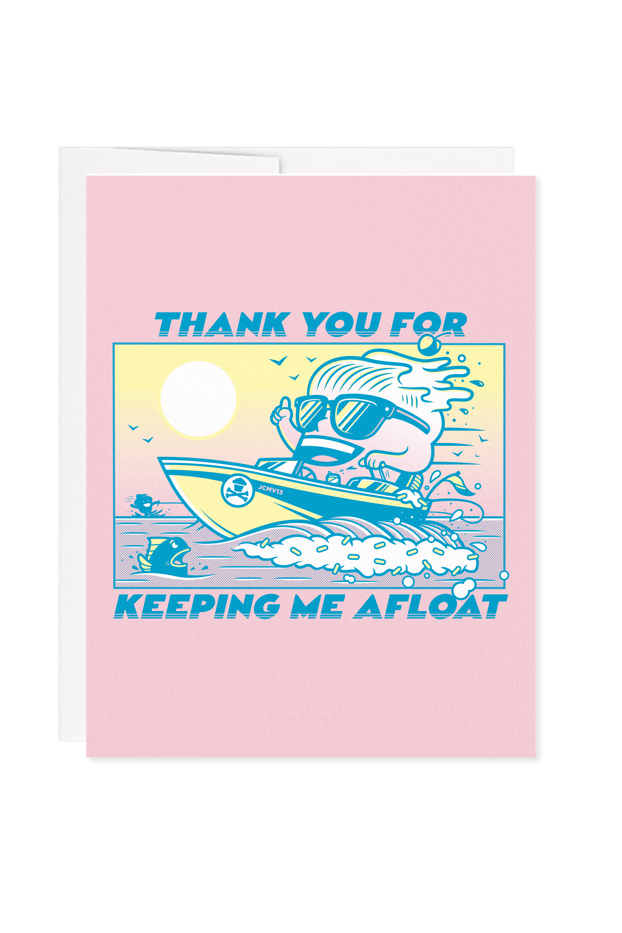 Keeping Me Afloat Greeting Card