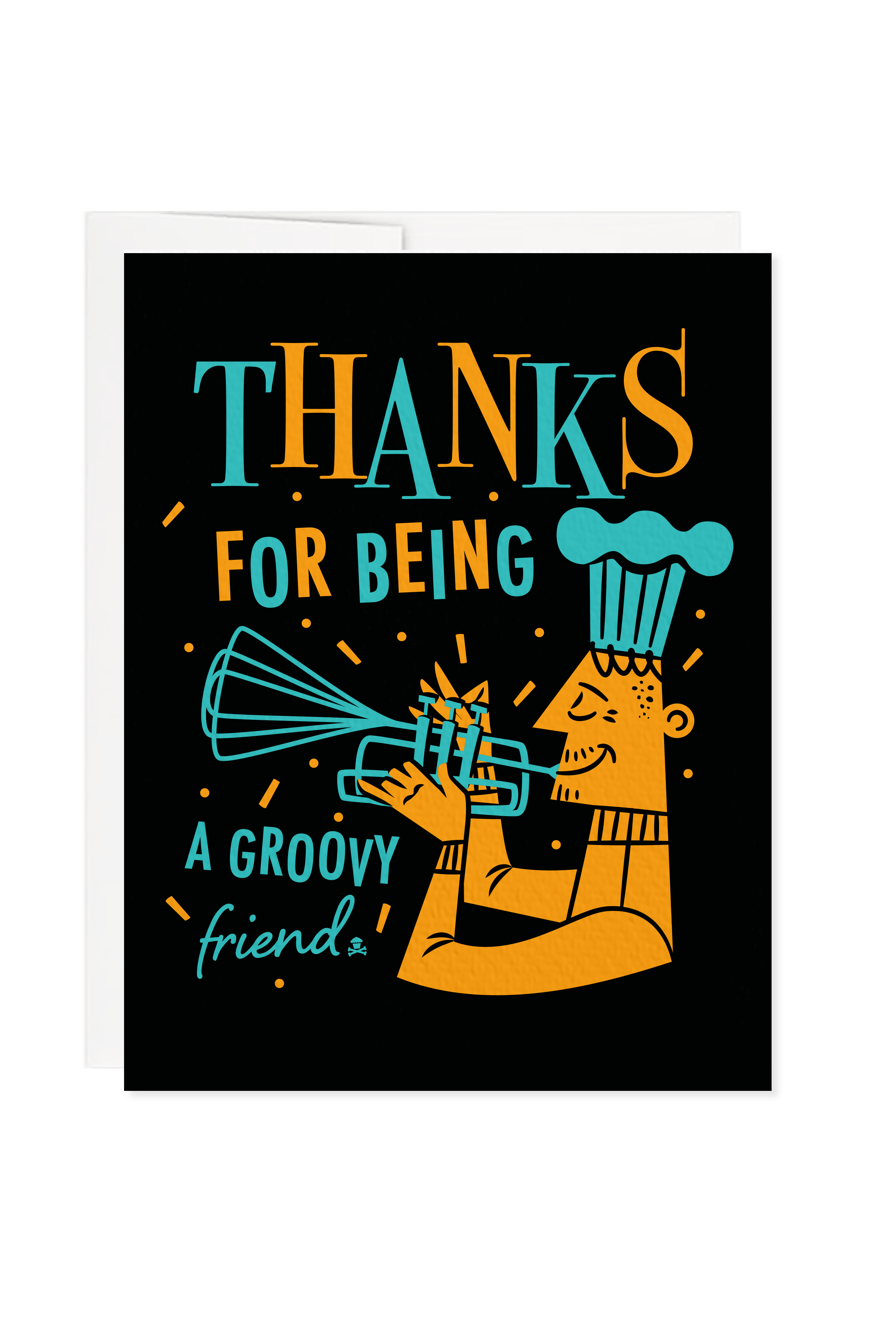 Groovy Friend Greeting Card
