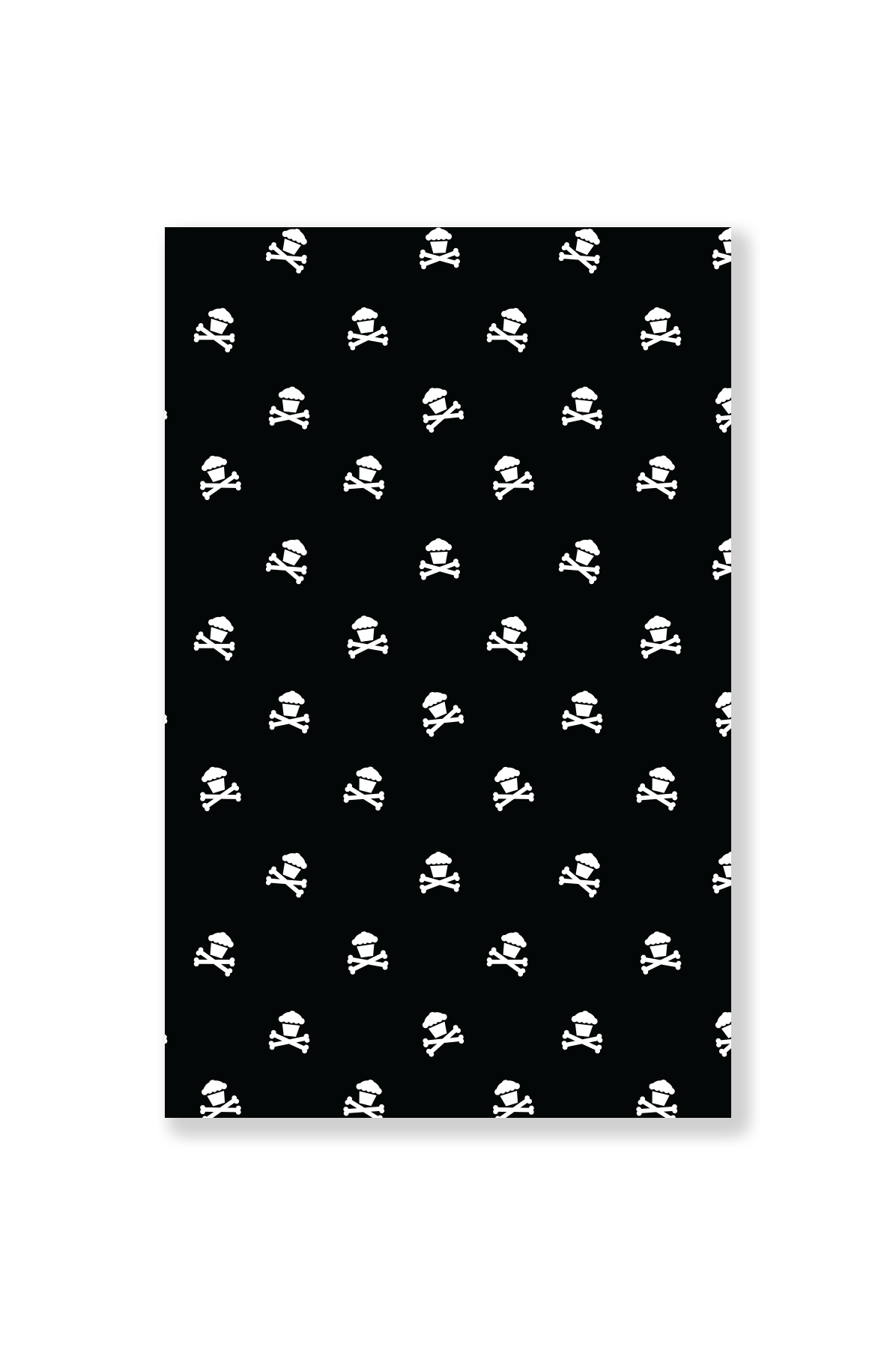 Mini Crossbones Notebook