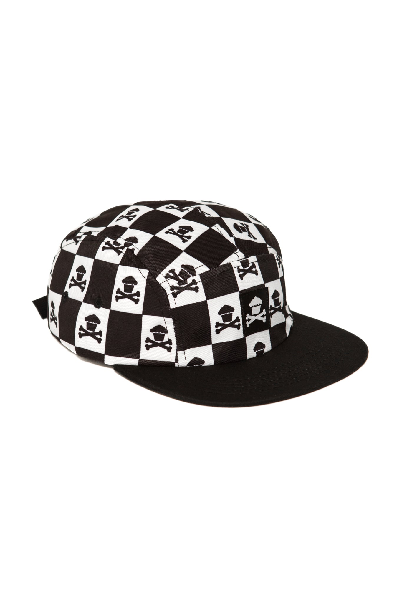 Black and white checkered baseball cap online