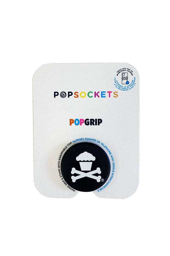 Crossbones Pop Socket - Black