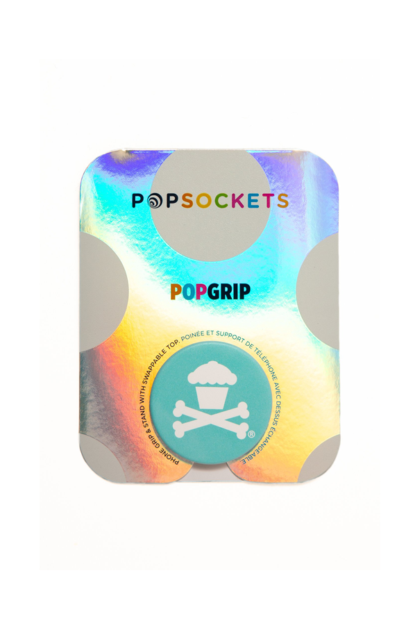 Crossbones Pop Socket - Mint