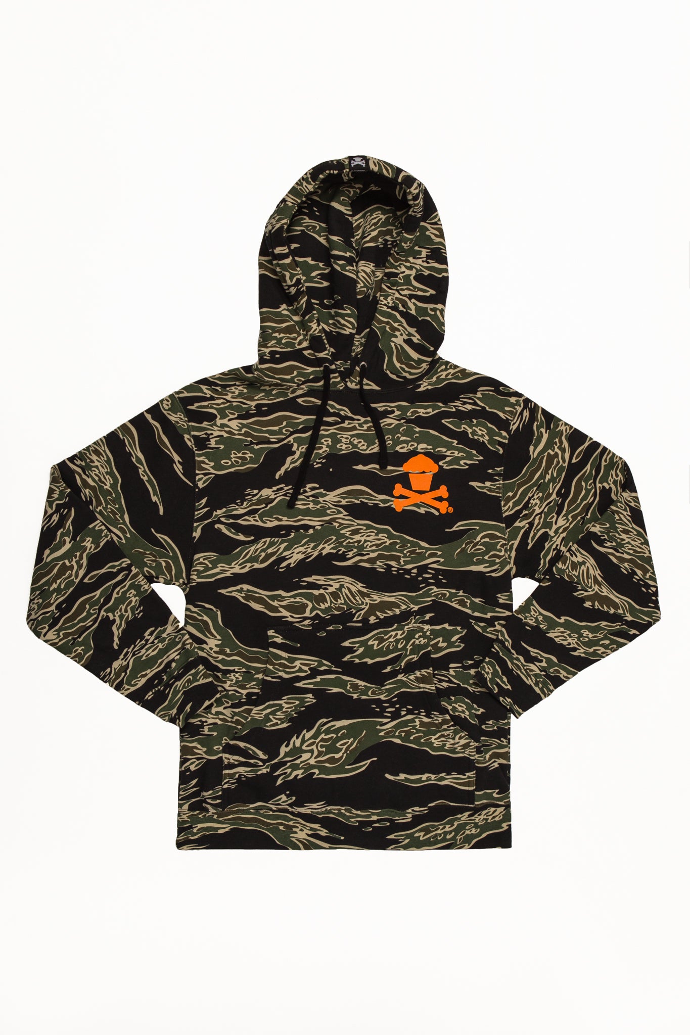 Tiger Camo Crossbones Pullover
