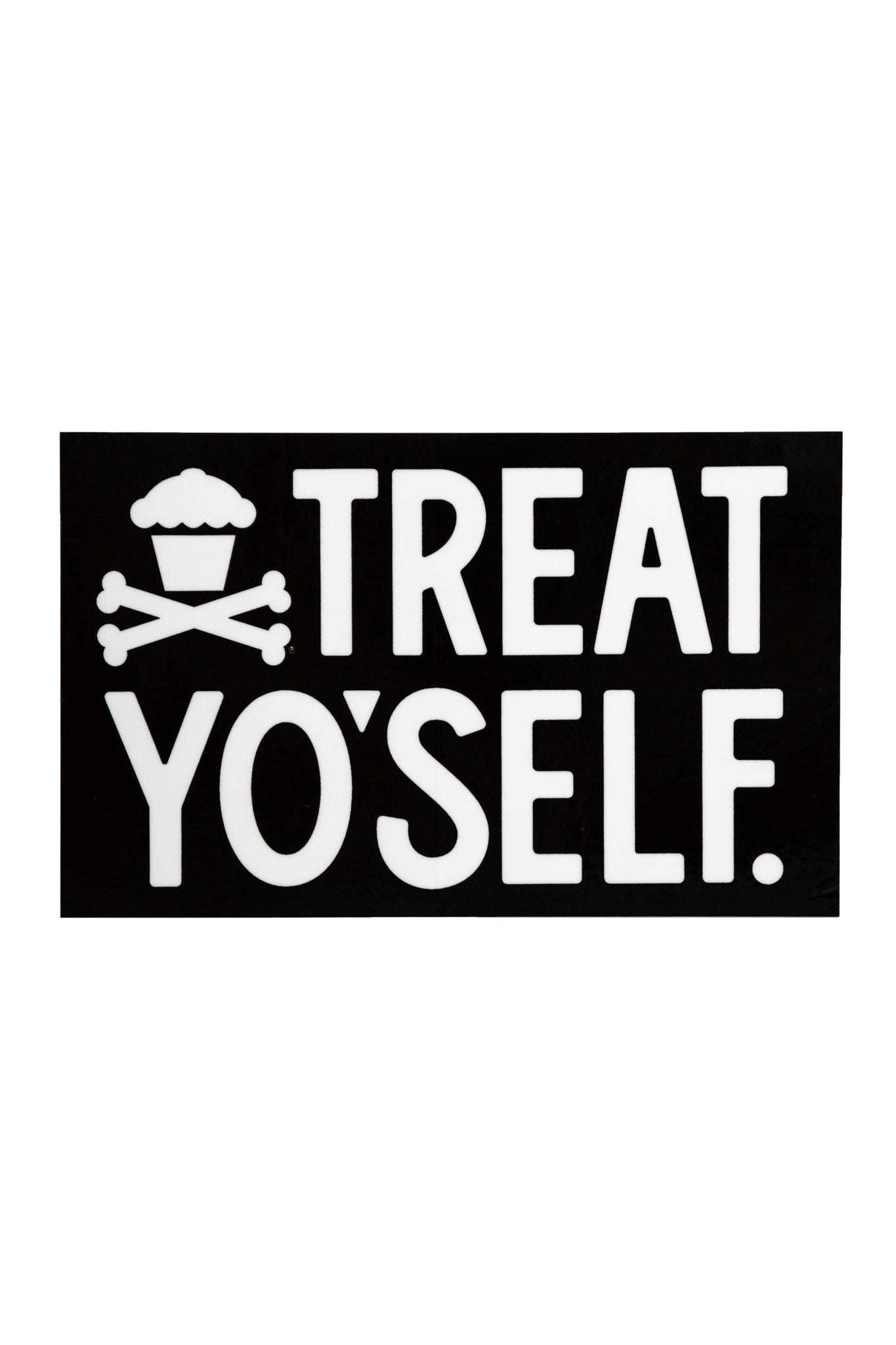 STICKER - Treat Yo'Self (Black)