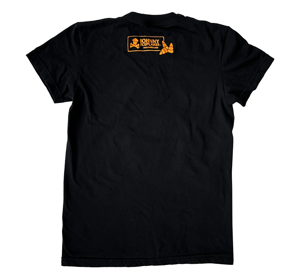 JC Vault - Women's Fitted Small - Candy Corn Crossbones '06 (Johnny's Closet)