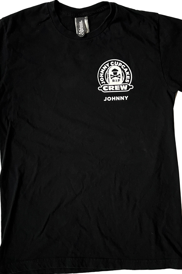 JC Vault - Adult Medium - Johnny's Personal Coffin Tour Crew T-Shirt ('12) / Johnny's Closet