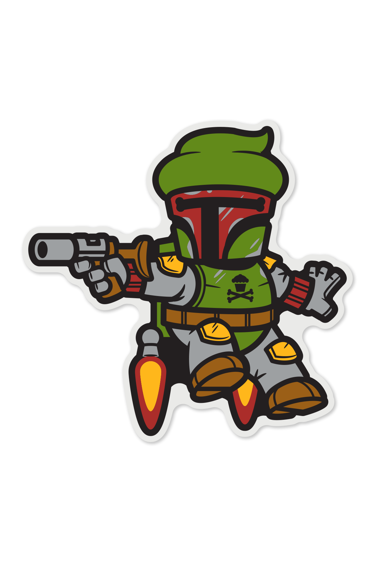 STICKER - Boba Fettuccine