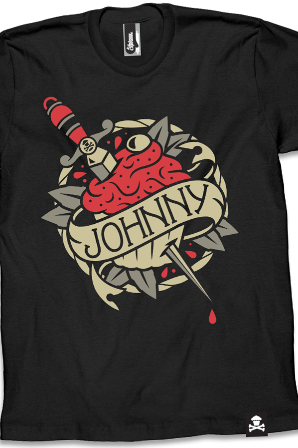 JC Vault - Adult Medium - Tattoo Valentine Tri-Blend