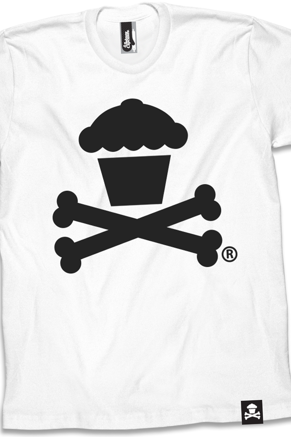 JC Vault - Adult Medium - Crossbones (White / Black)
