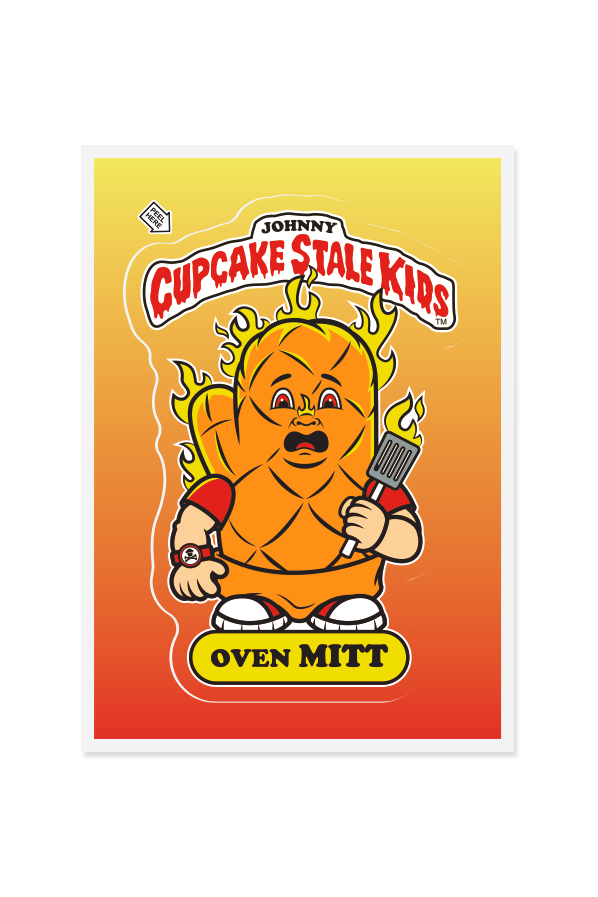 STICKER - Cupcake Stale Kids / Oven Mitt
