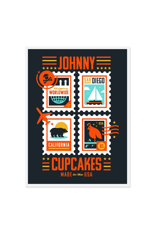 STICKER - San Diego Stamp