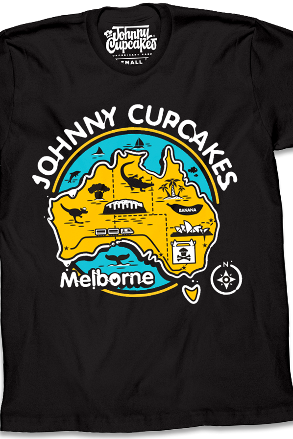 $10 Sale Tee - Melbourne Australia Map