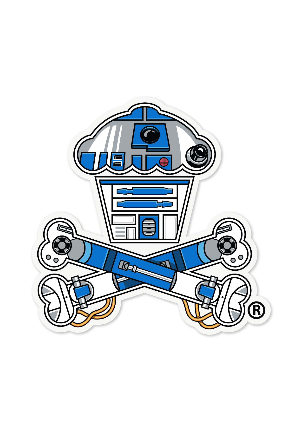 STICKER - Bleep Bloop Crossbones