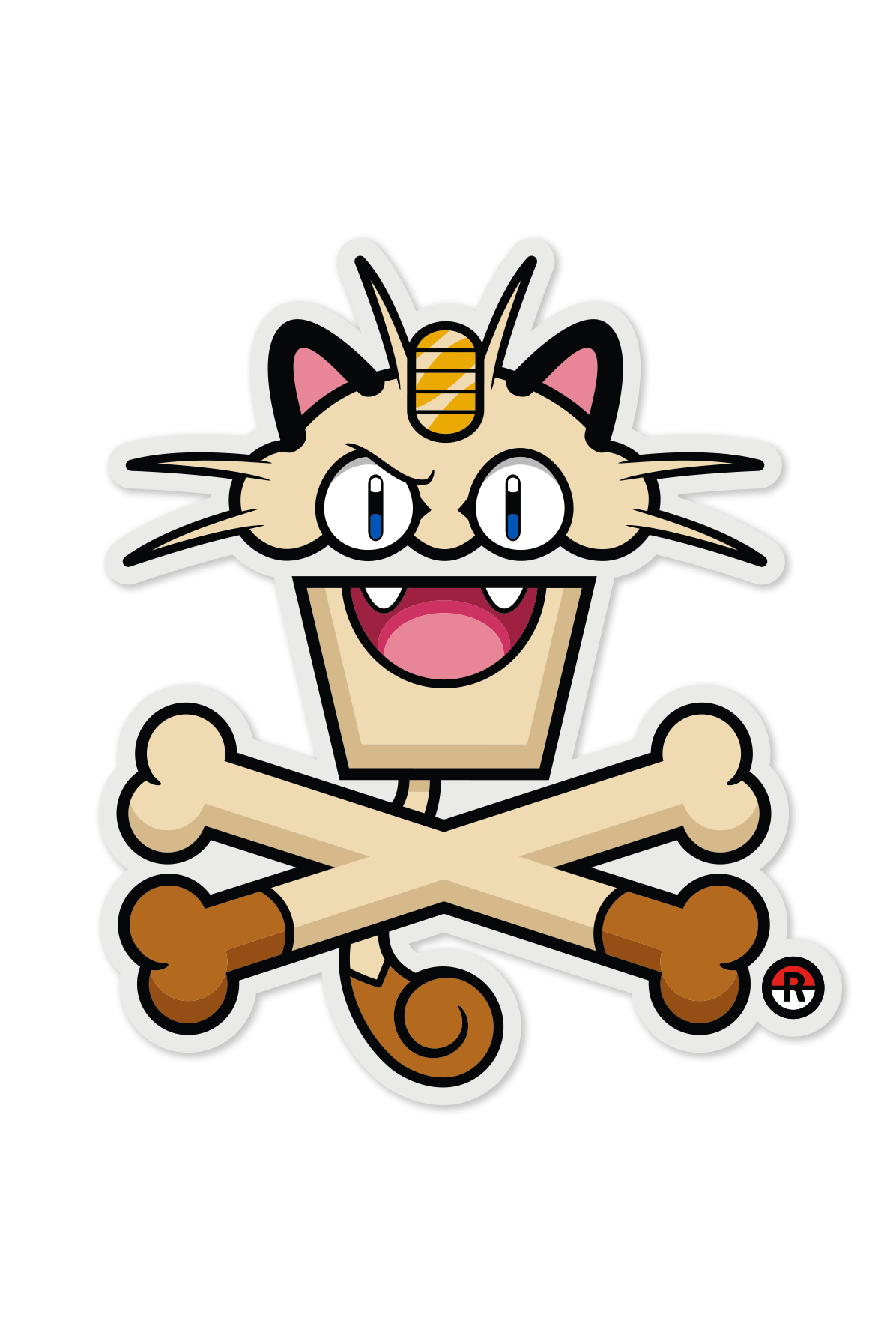 STICKER - Meow Crossbones