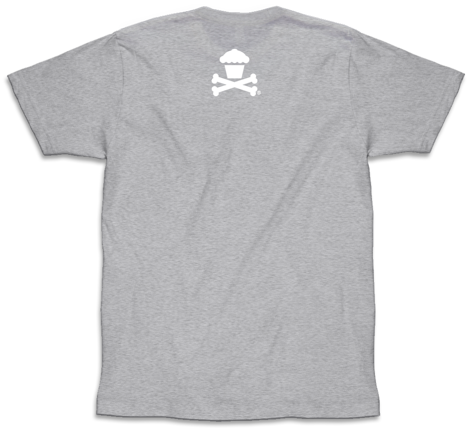JC Vault - Adult Medium - Baseball Crossbones (Heather Grey)