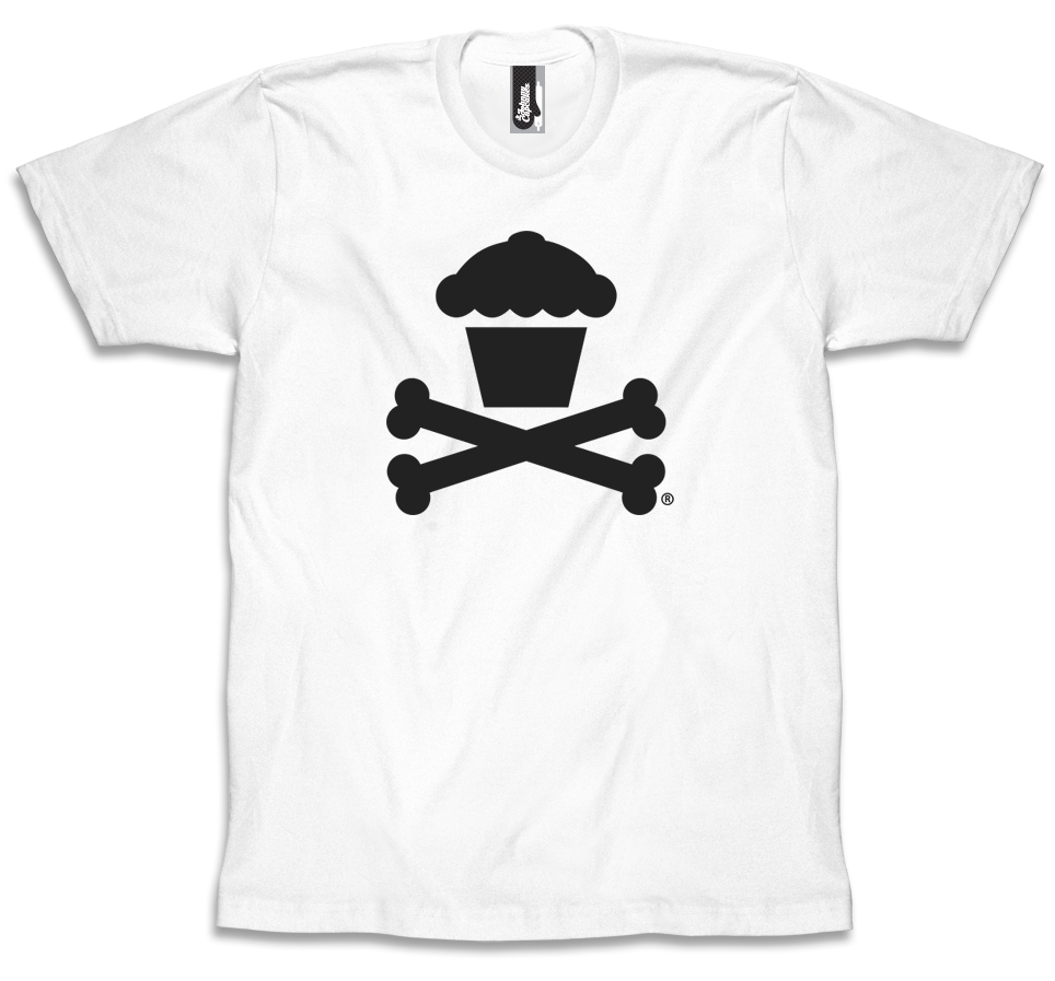 JC Vault - Adult Small - White / Black Crossbones '09