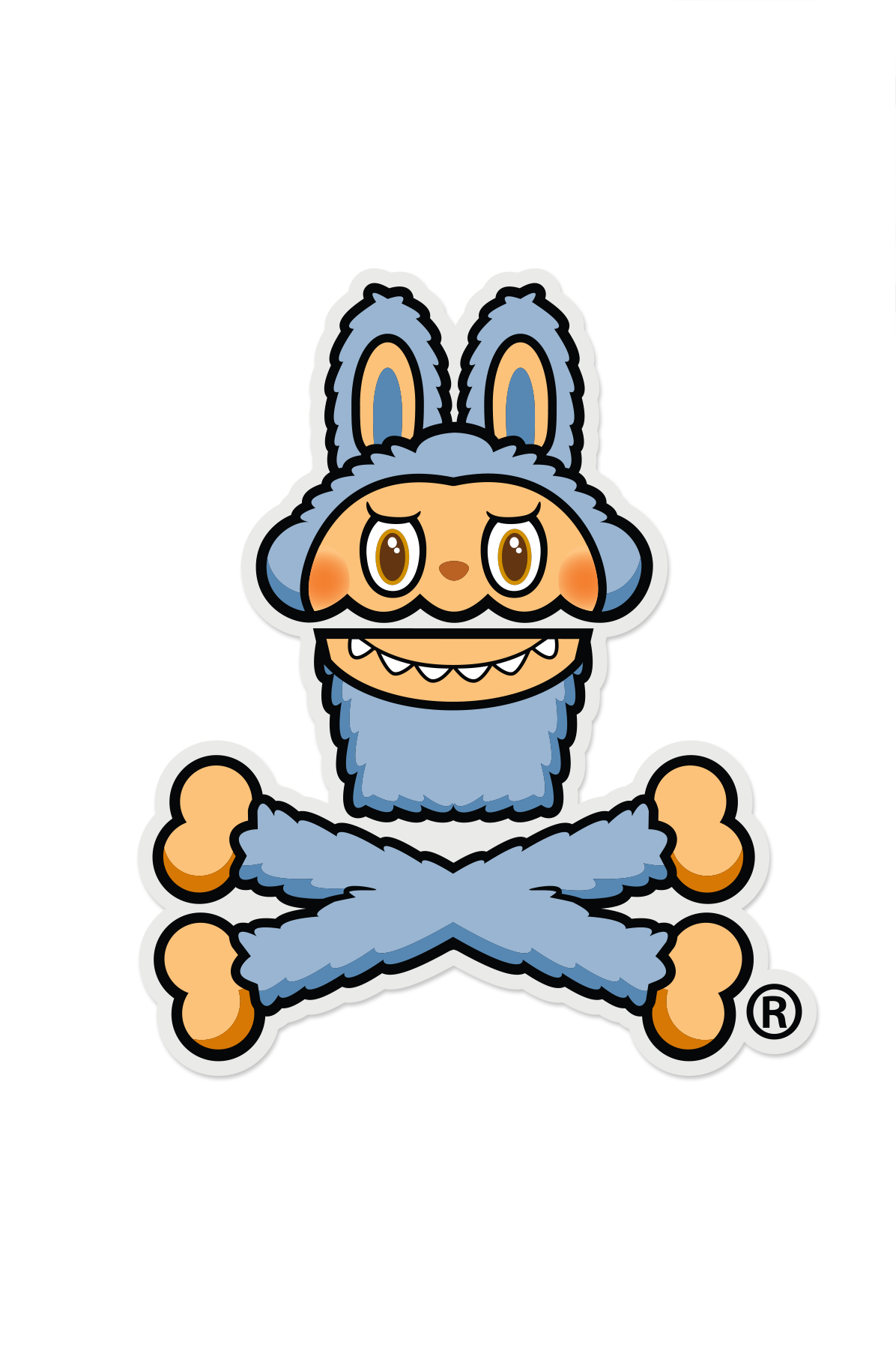 STICKER - La-Chew-Chew Crossbones