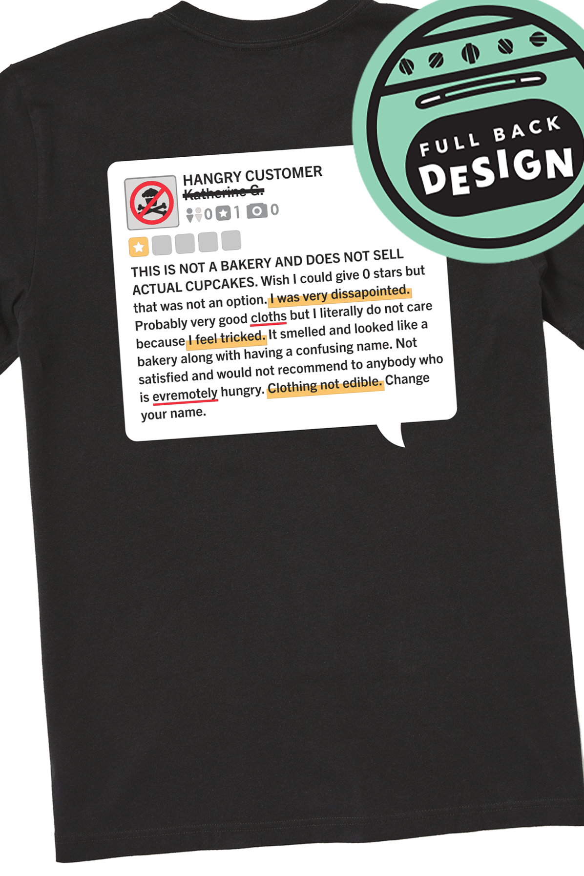 Men's Hangry Customer's Bad Review Short Sleeve Premium Tee
