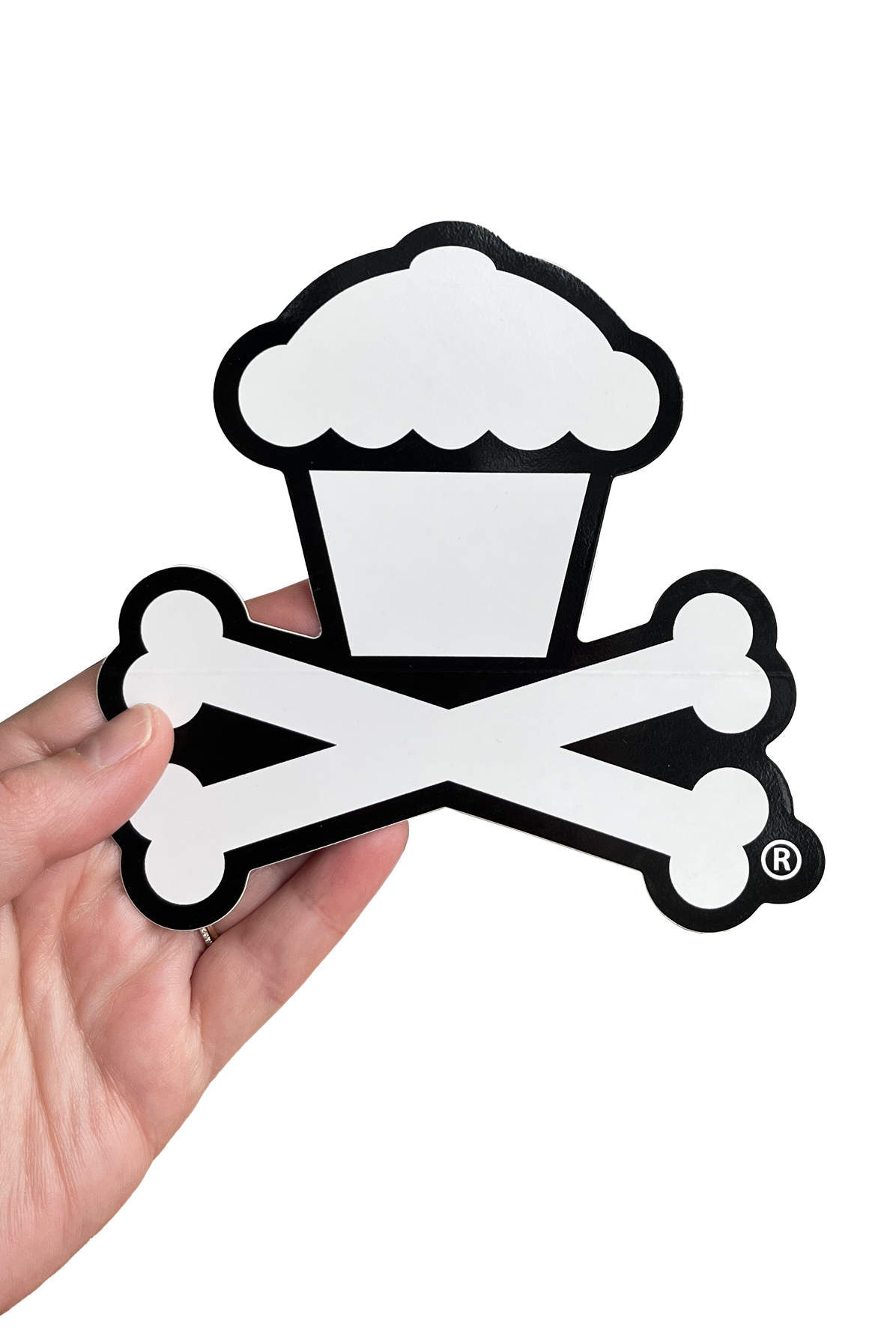 JC Vault - STICKER - Large Crossbones (Classic)