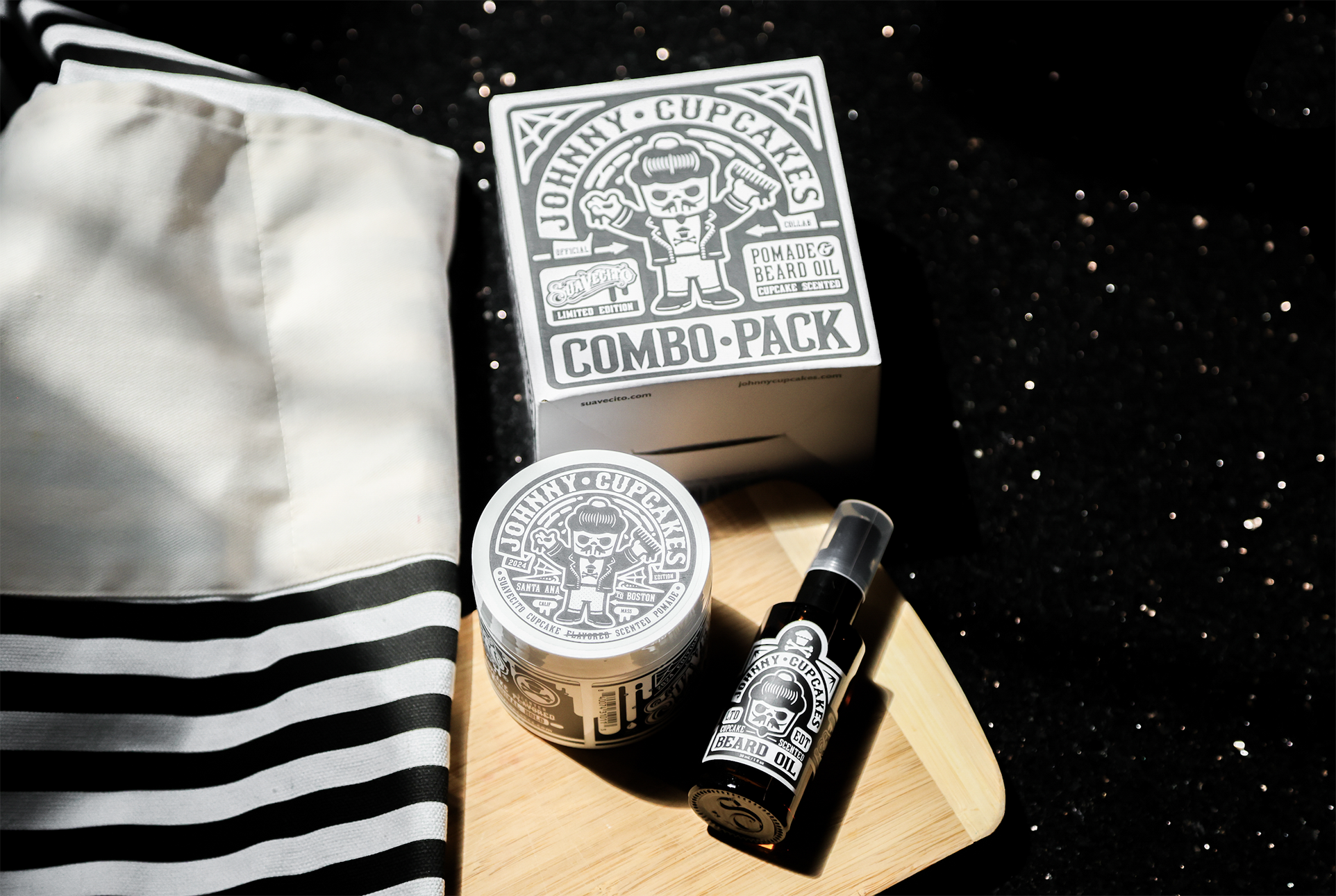 Combo Pack - Suavecito Pomade & Beard Oil (Cupcake)