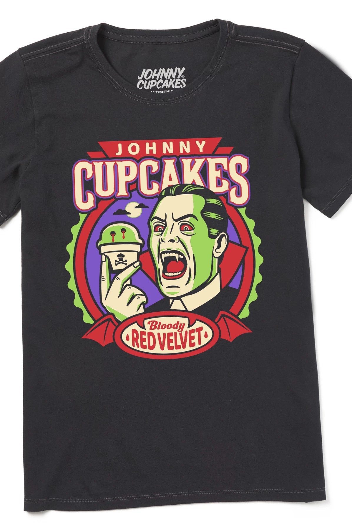 Women's Bloody Red Velvet Short Sleeve