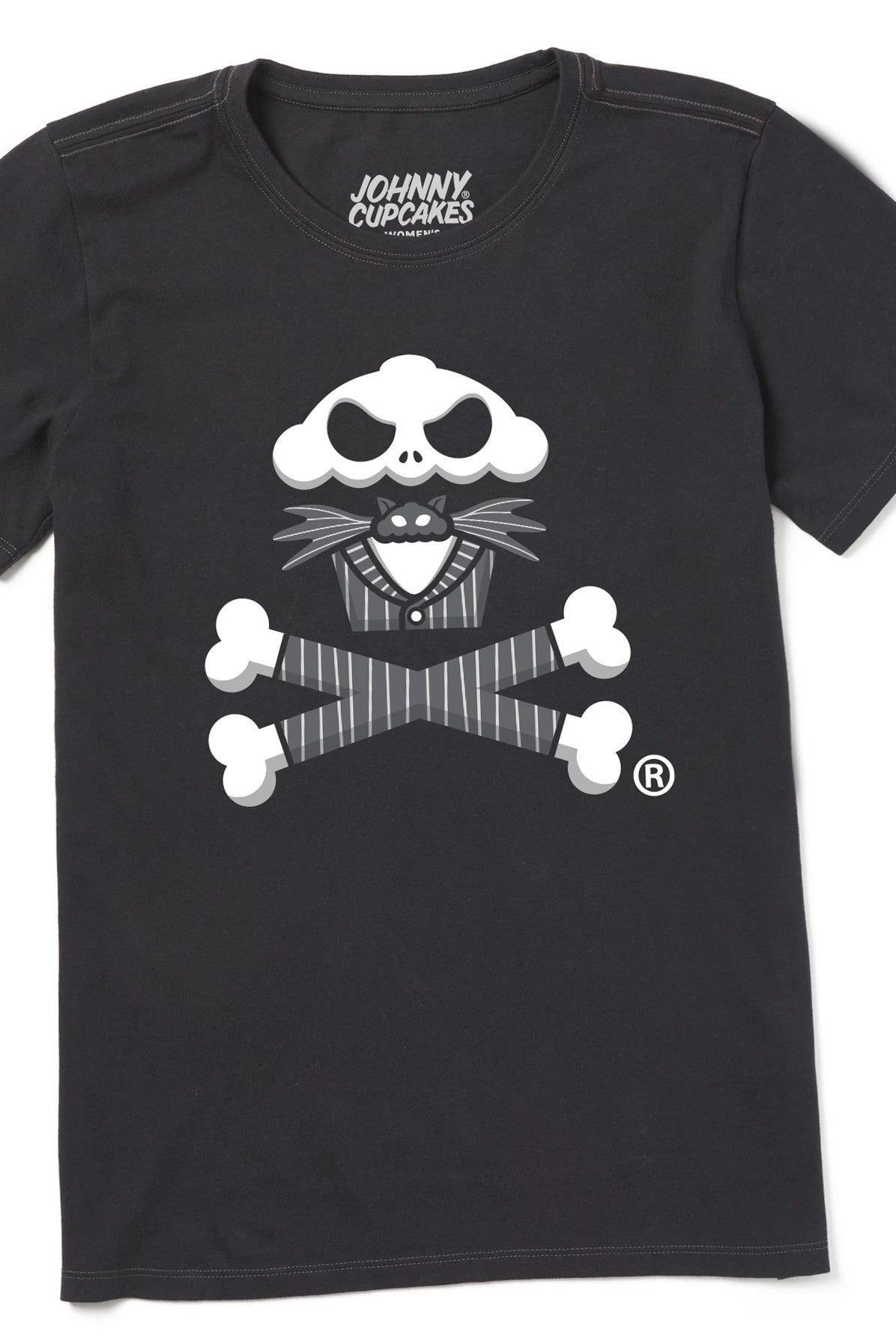 Women's Pumpkin King Crossbones Short Sleeve Premium Tee