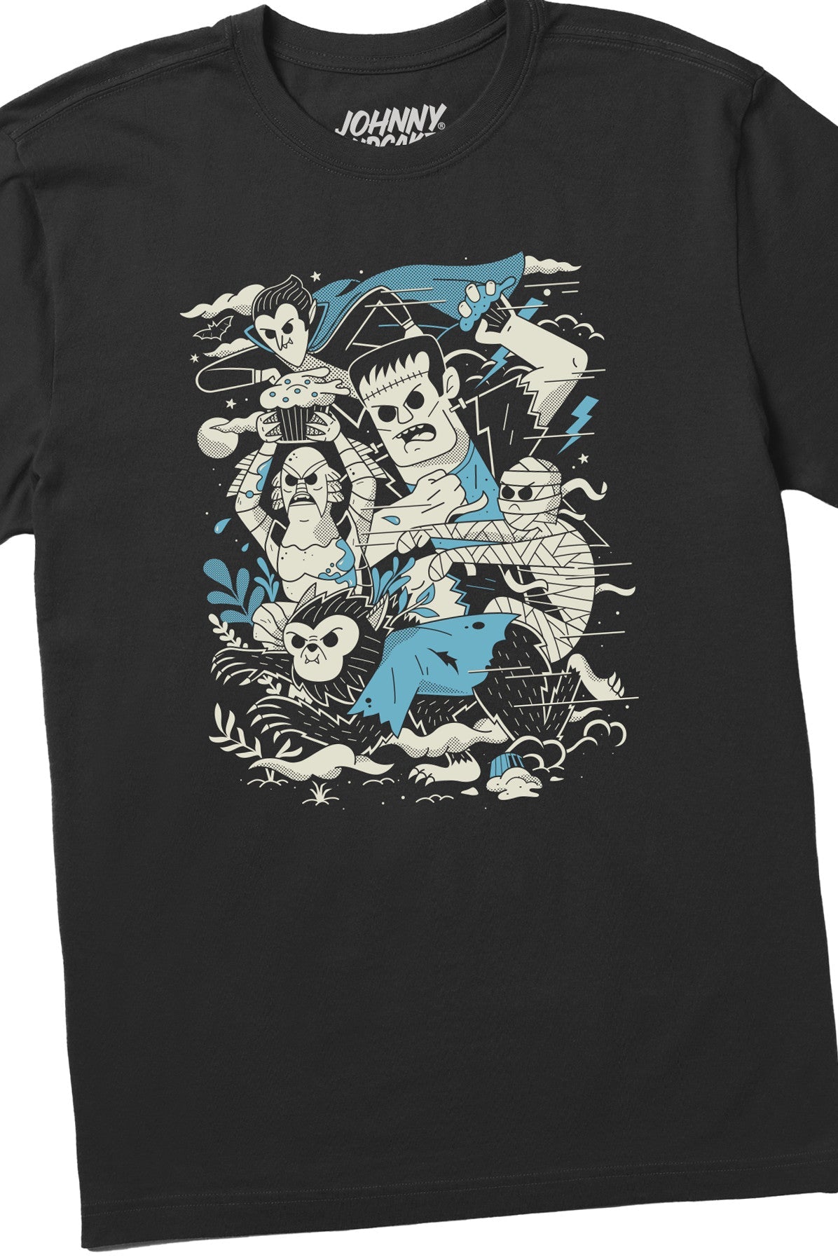 Men's Monster Food Fight Short Sleeve Premium Tee