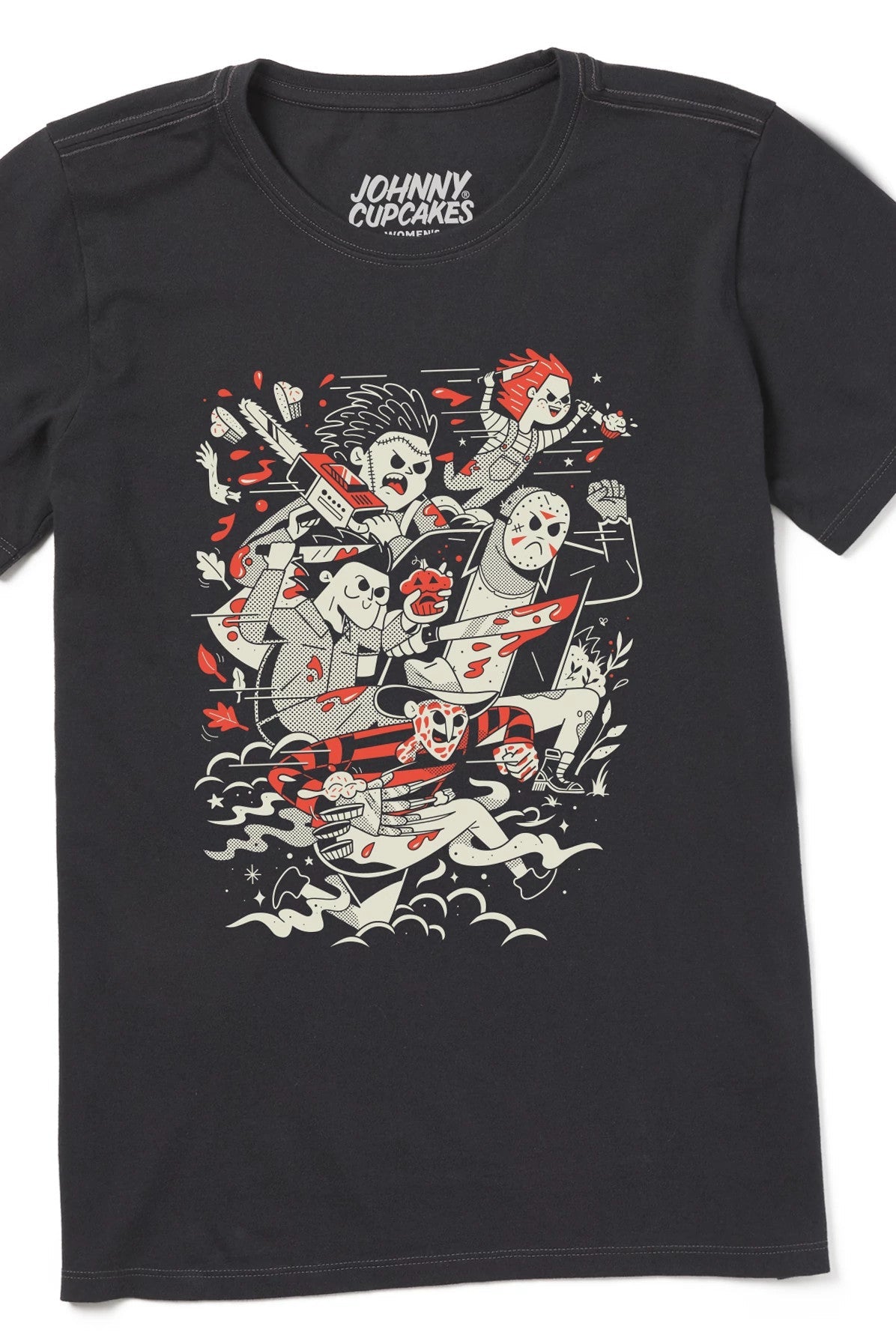 Women's Slasher Food Fight Short Sleeve Premium Tee