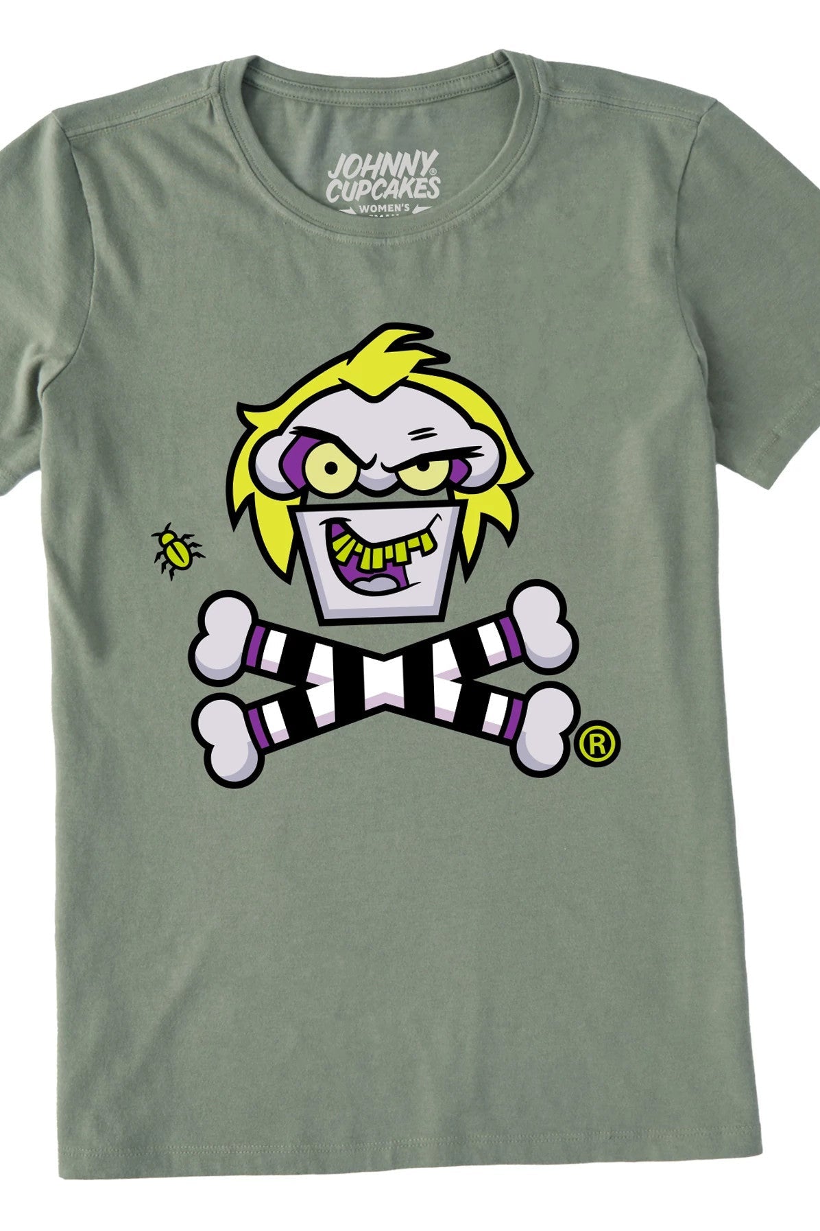 Women's Beetle Bakes Crossbones Short Sleeve Premium Tee