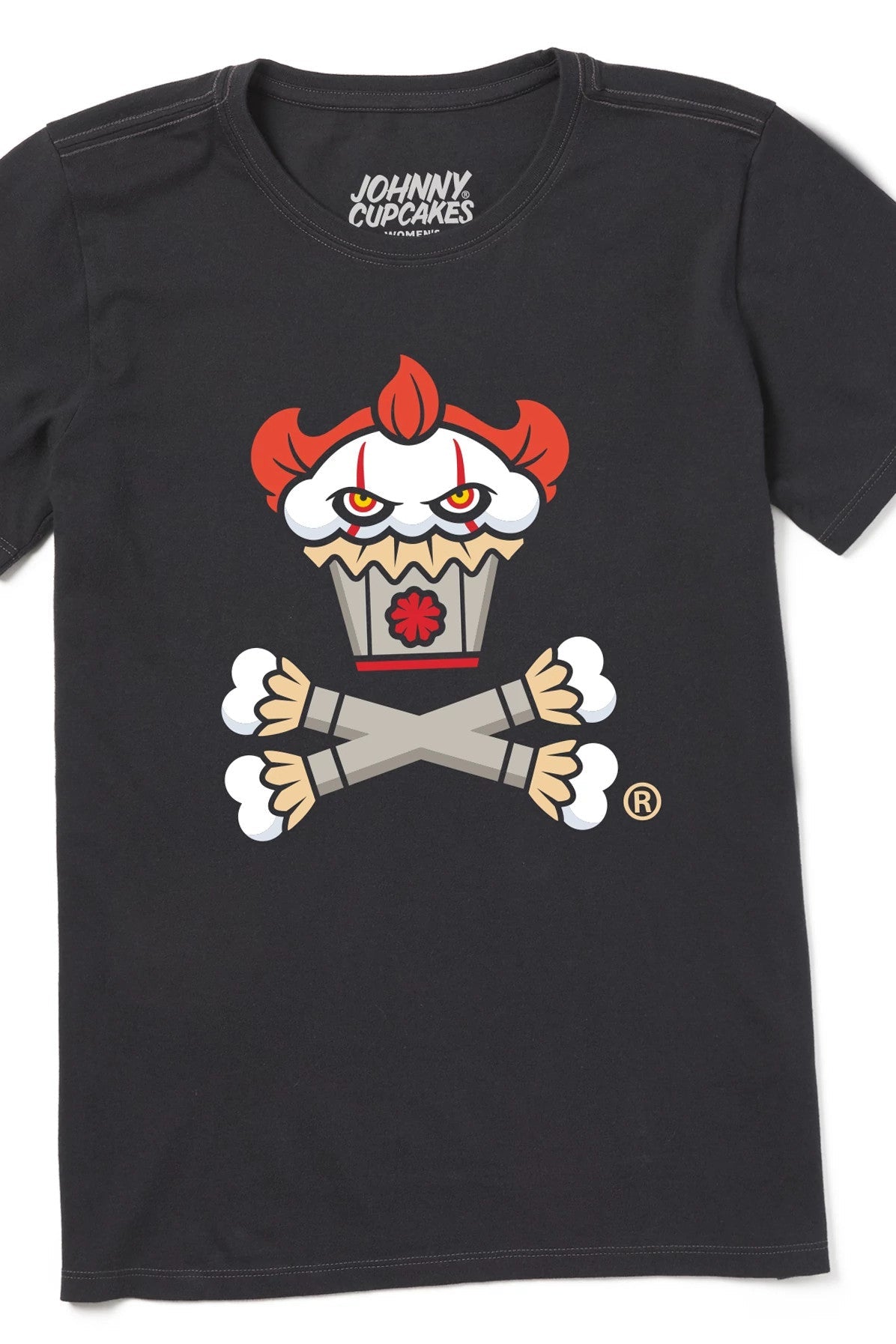 Women's Down Here Crossbones Short Sleeve Premium Tee