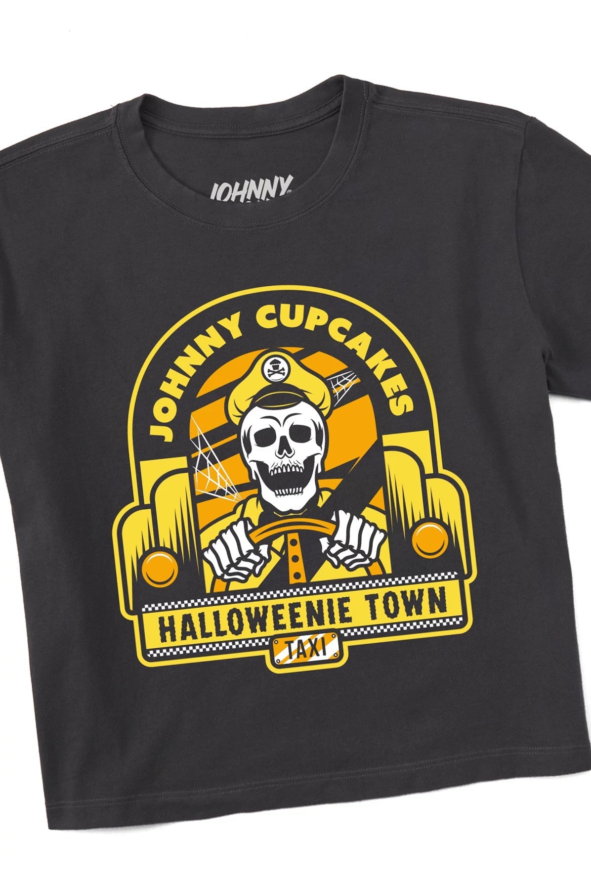 Women's Boxy Halloweenie Town Taxi Short Sleeve Premium Tee