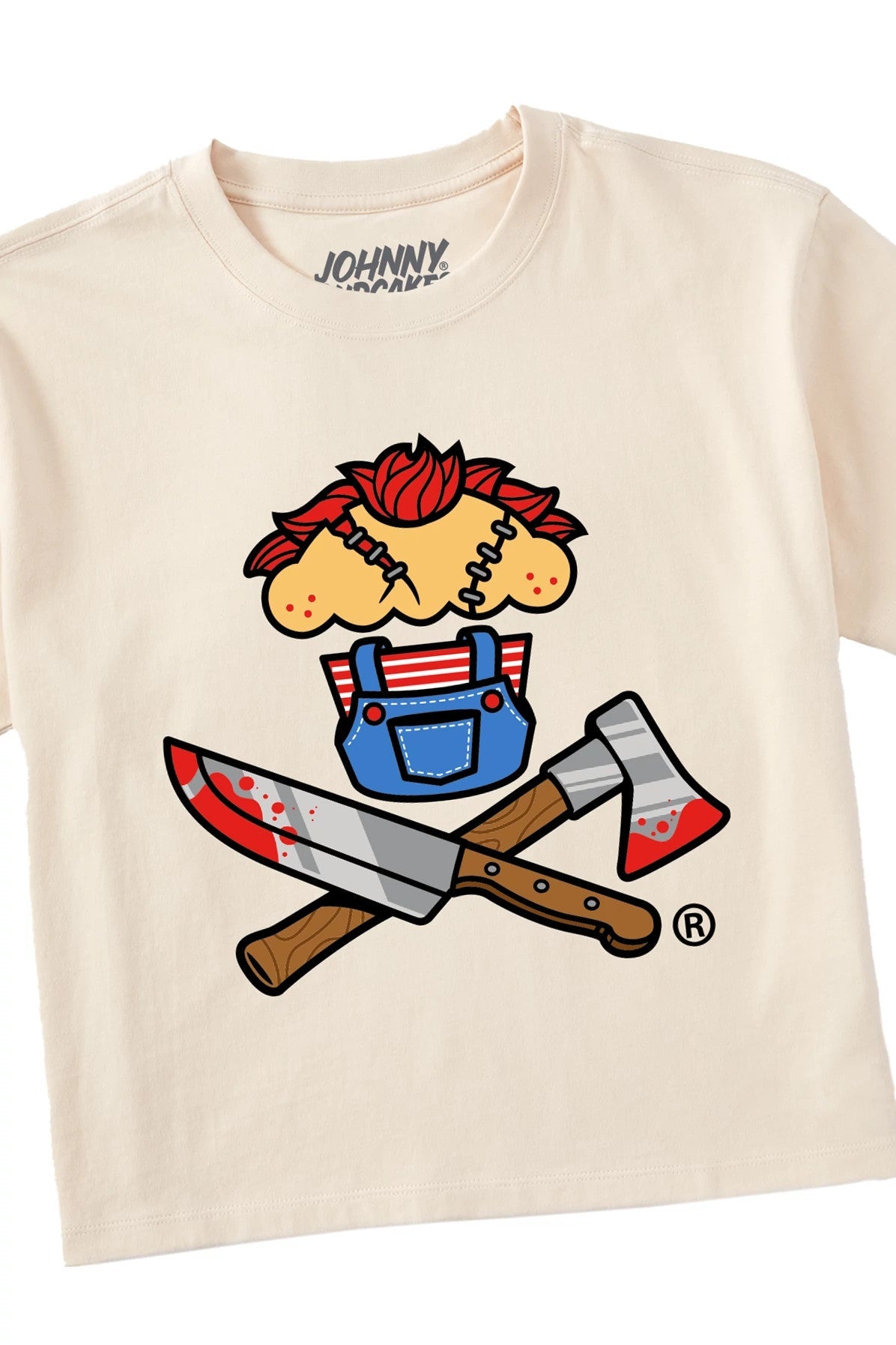 Women's Boxy Good Guys Crossbones Short Sleeve Premium Tee