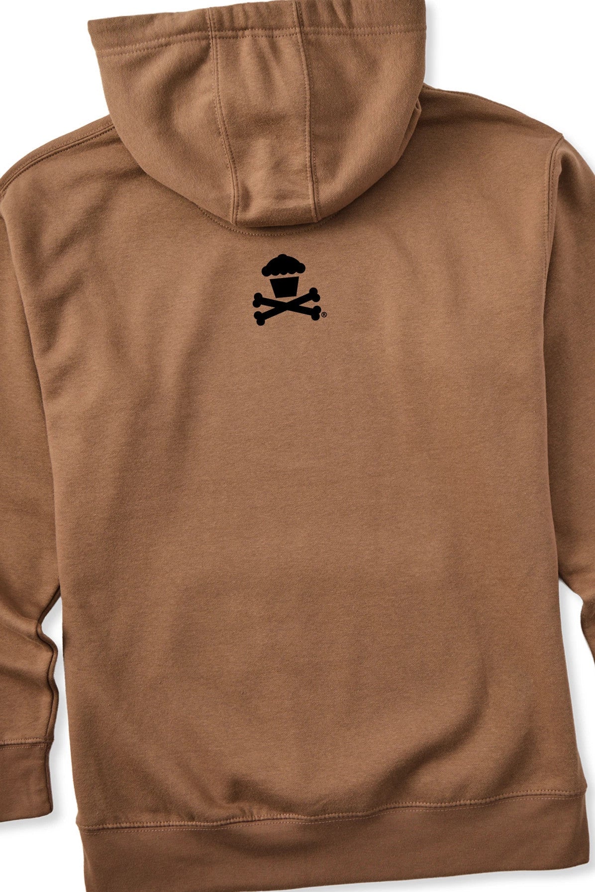 Adult Pullover Sweatshirt - Caramel / Black Crossbones