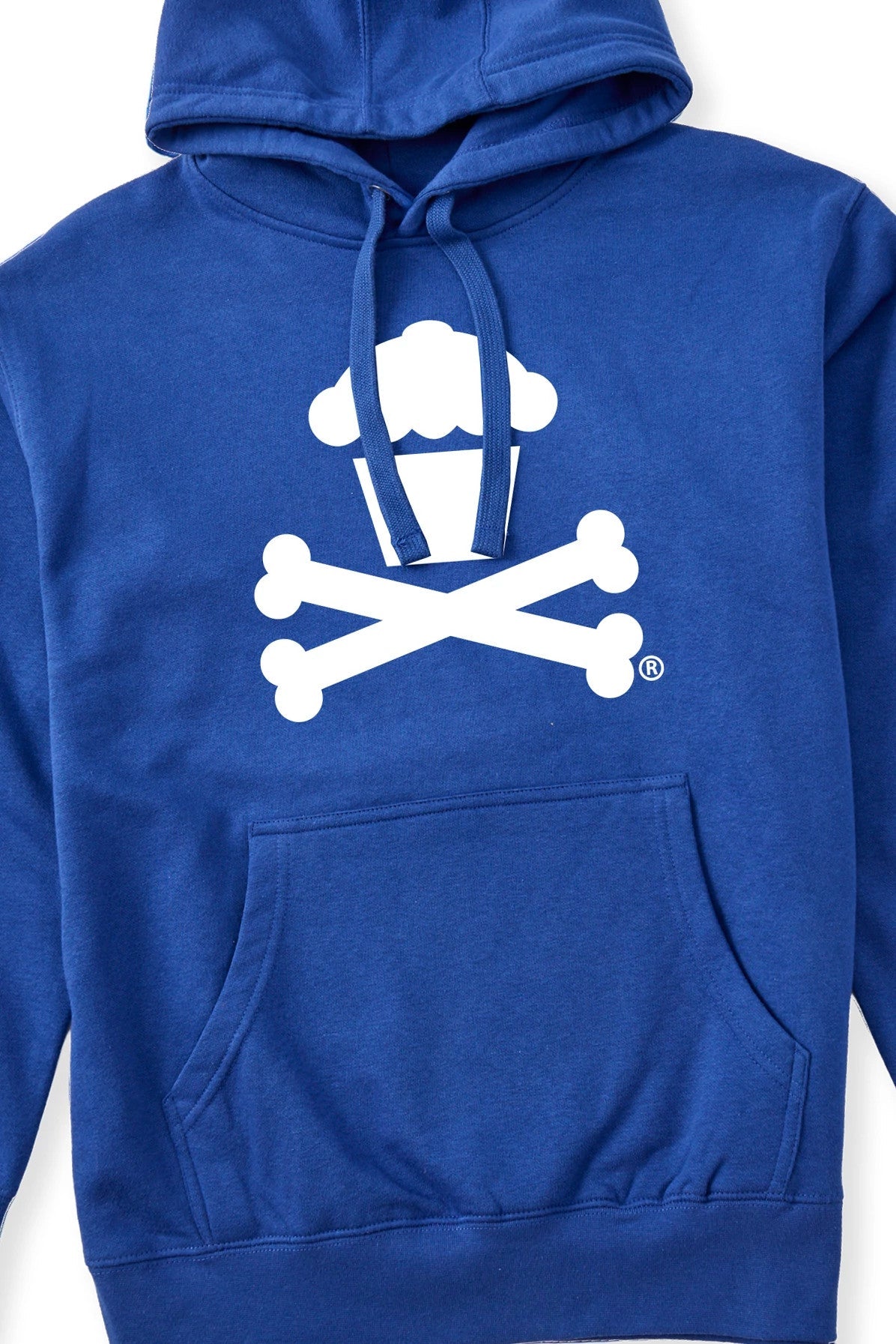 Adult Pullover Sweatshirt - Royal Blue / White Crossbones