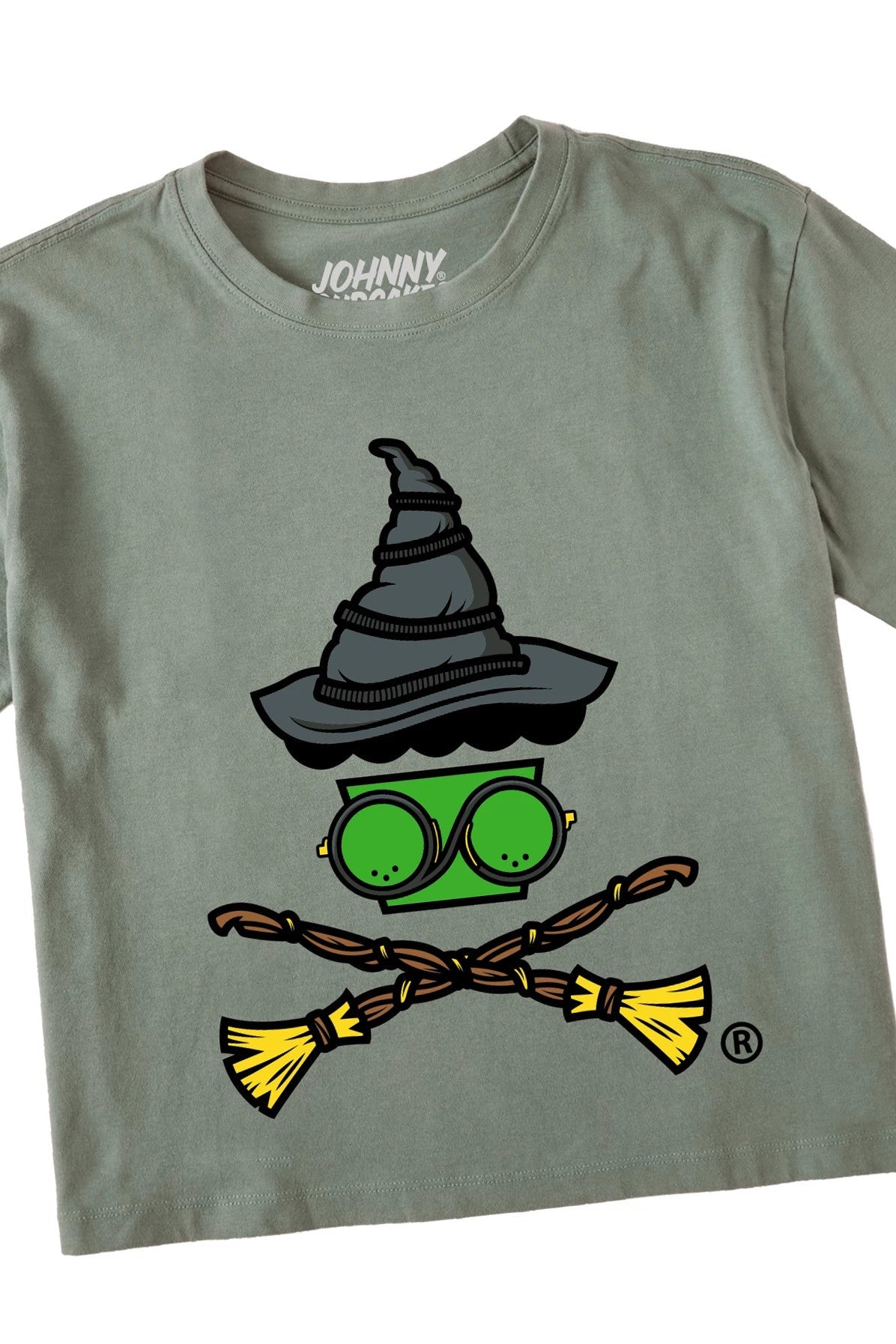 Women's Boxy Witch-ed Crossbones Short Sleeve Premium Tee