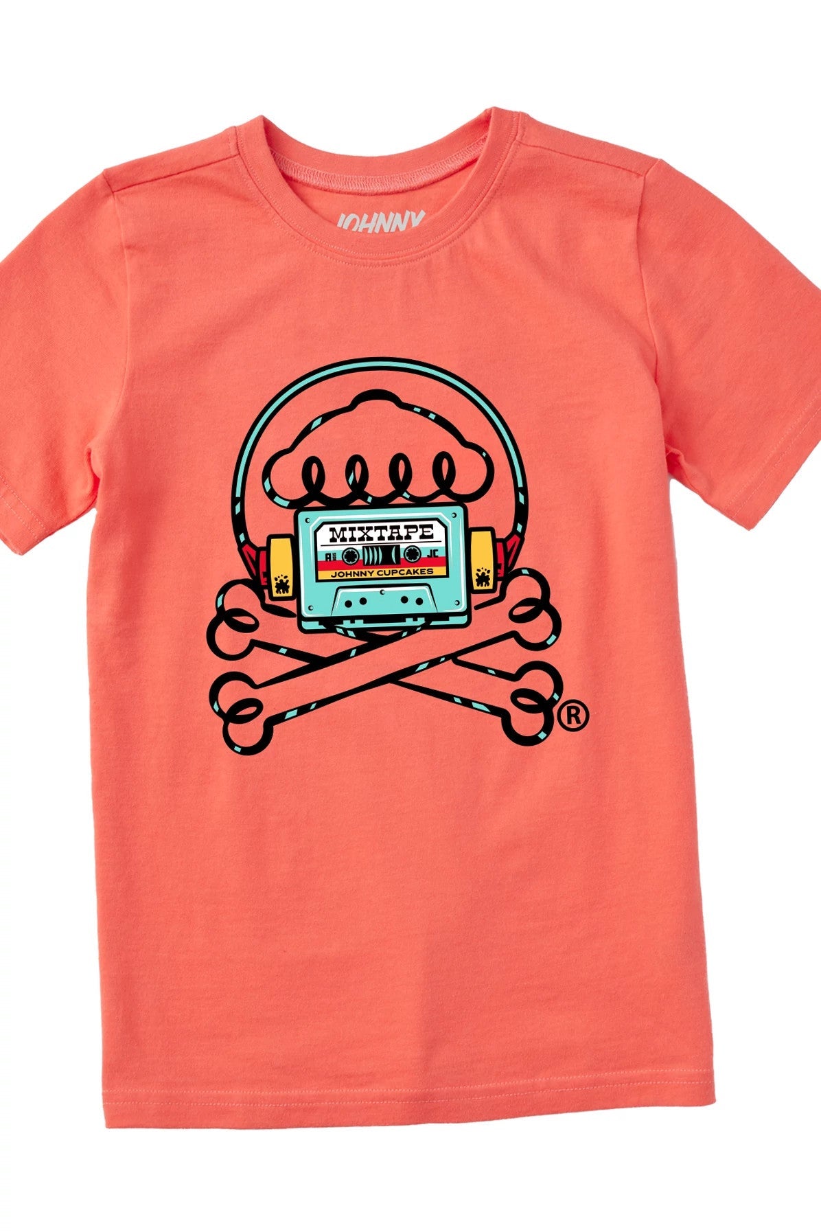 Kids Cassette Cakes Crossbones Short Sleeve Premium Tee