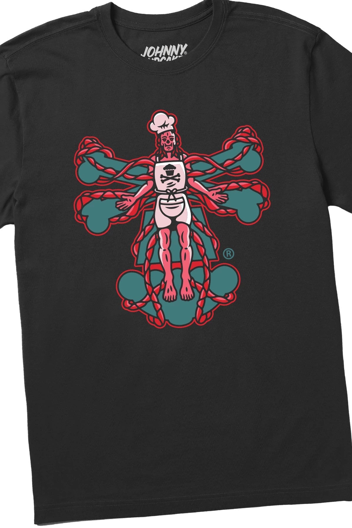 Men's Upside Down Crossbones Short Sleeve Premium Tee