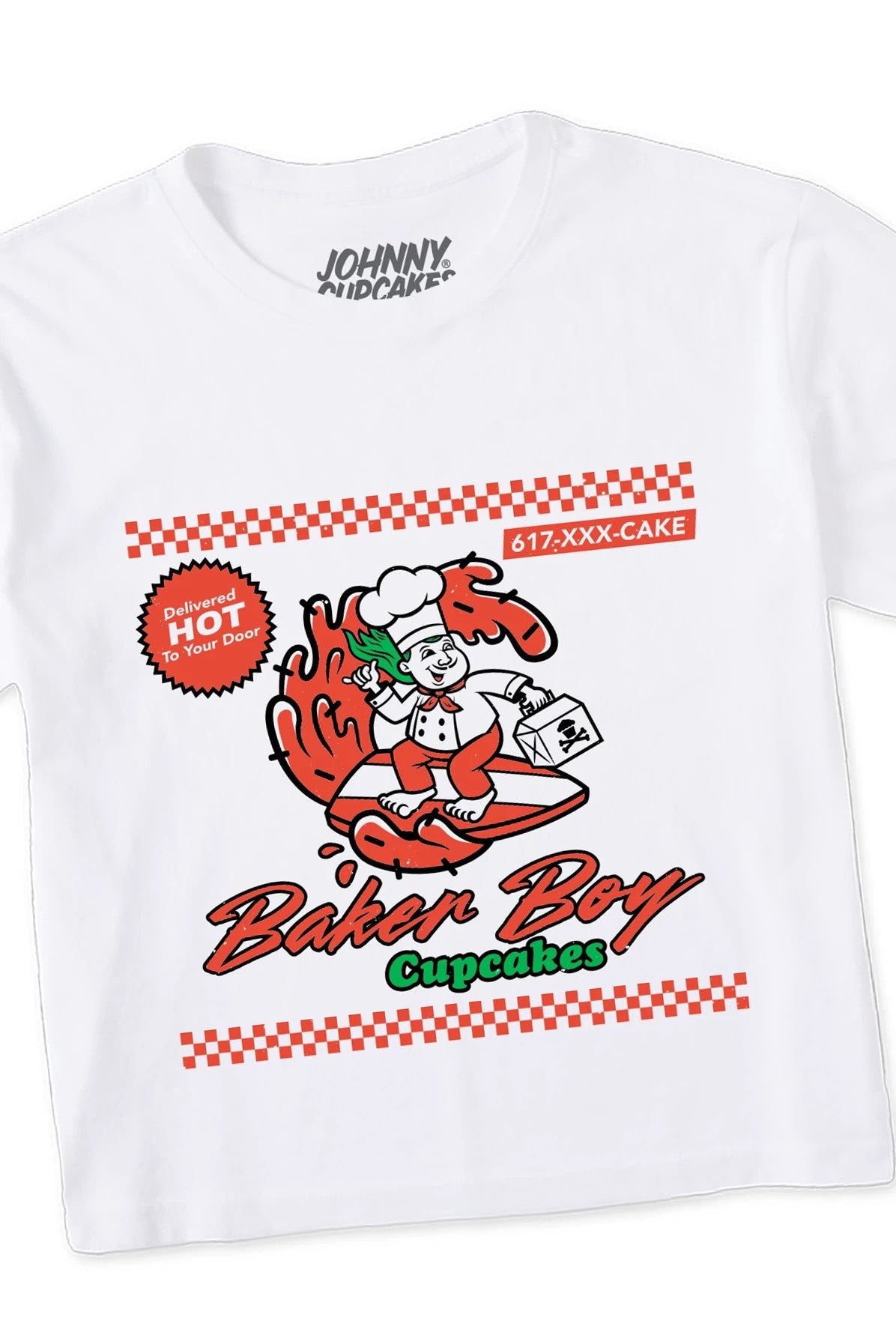 Women's Boxy Baker Boy Pizza Short Sleeve Premium Tee