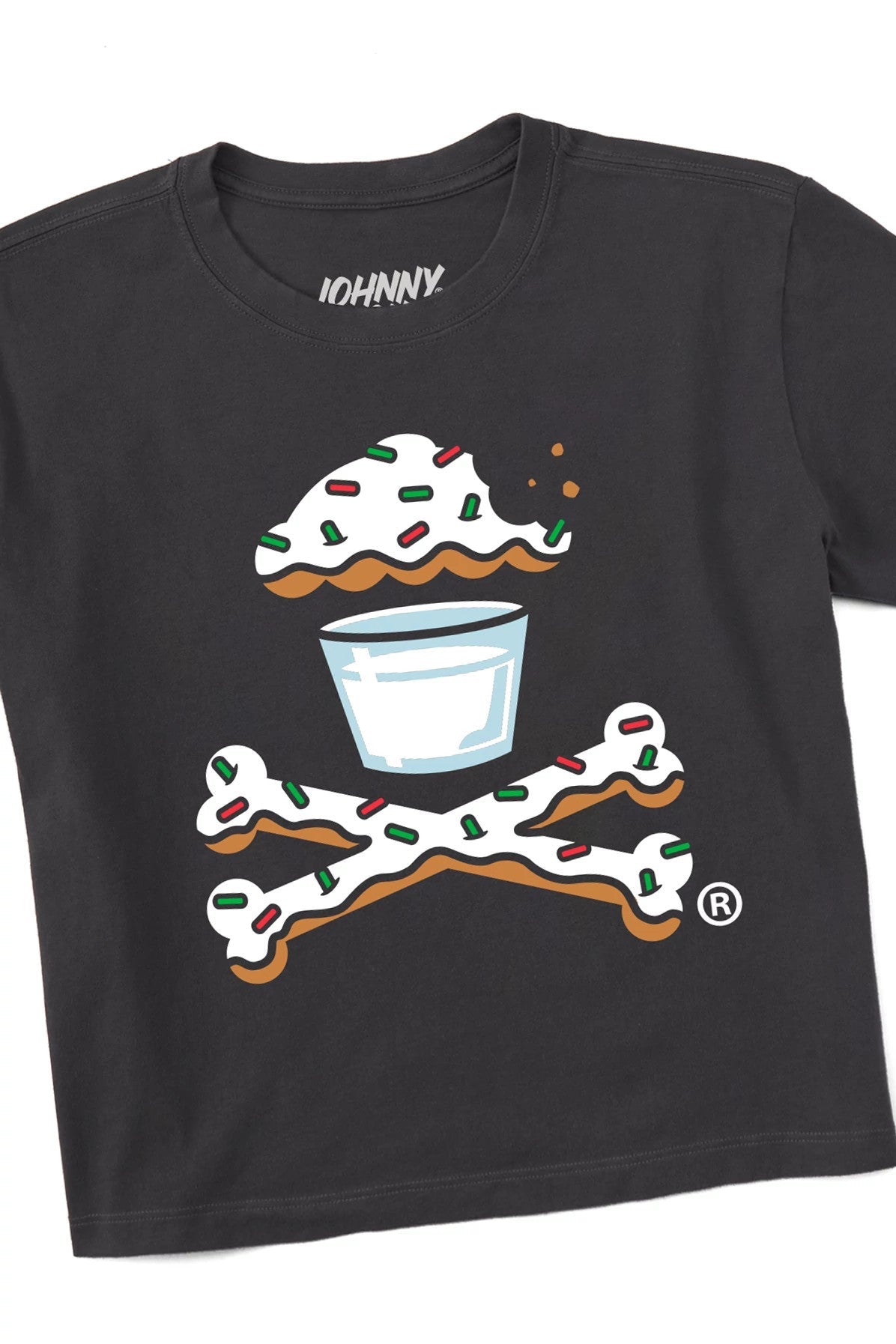 Women's Boxy Cookies & Milk Crossbones Short Sleeve Premium Tee