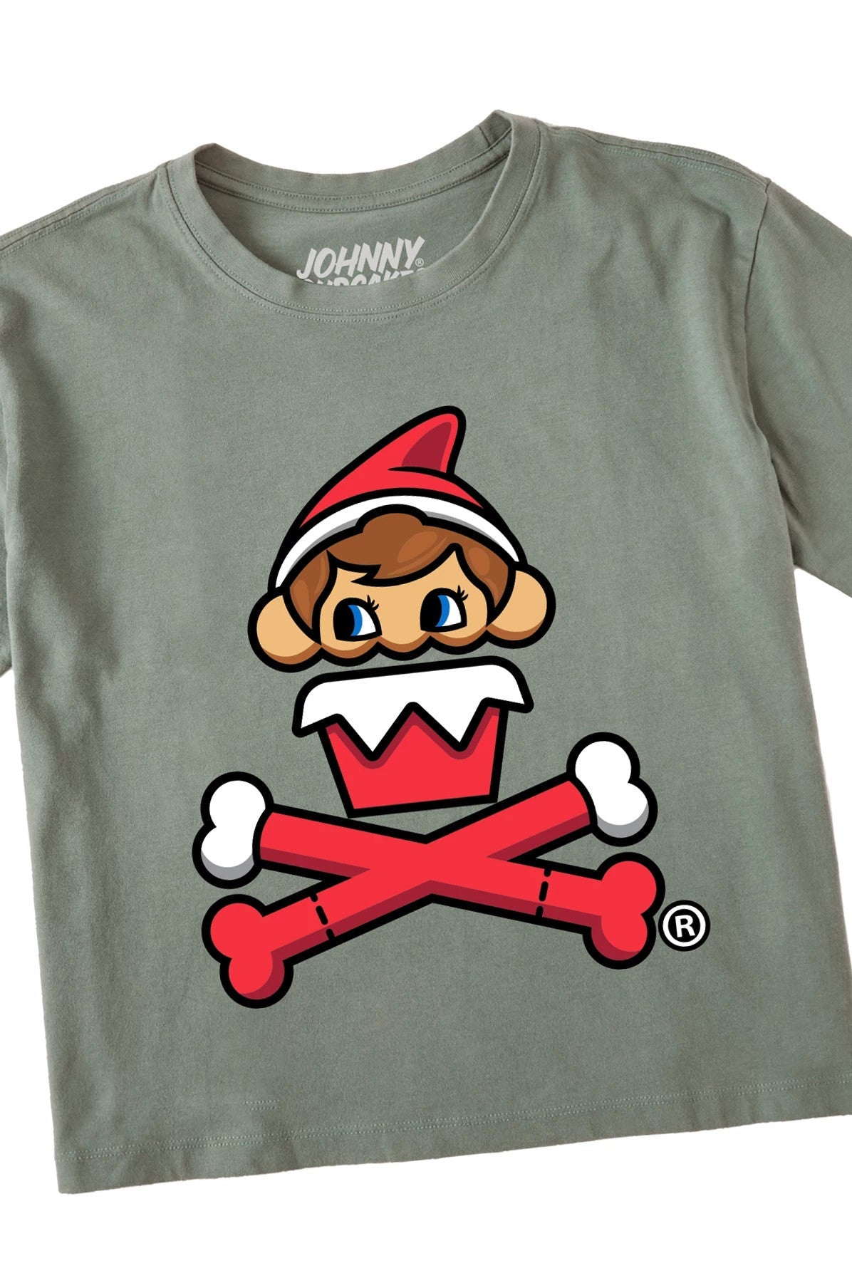 Women's Boxy Chef on the Shelf Crossbones Short Sleeve Premium Tee