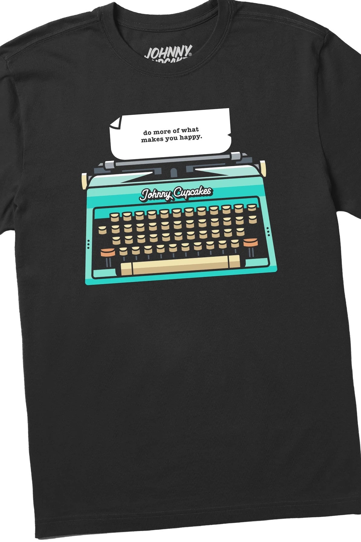 Men's Happiness Typewriter Short Sleeve Premium Tee