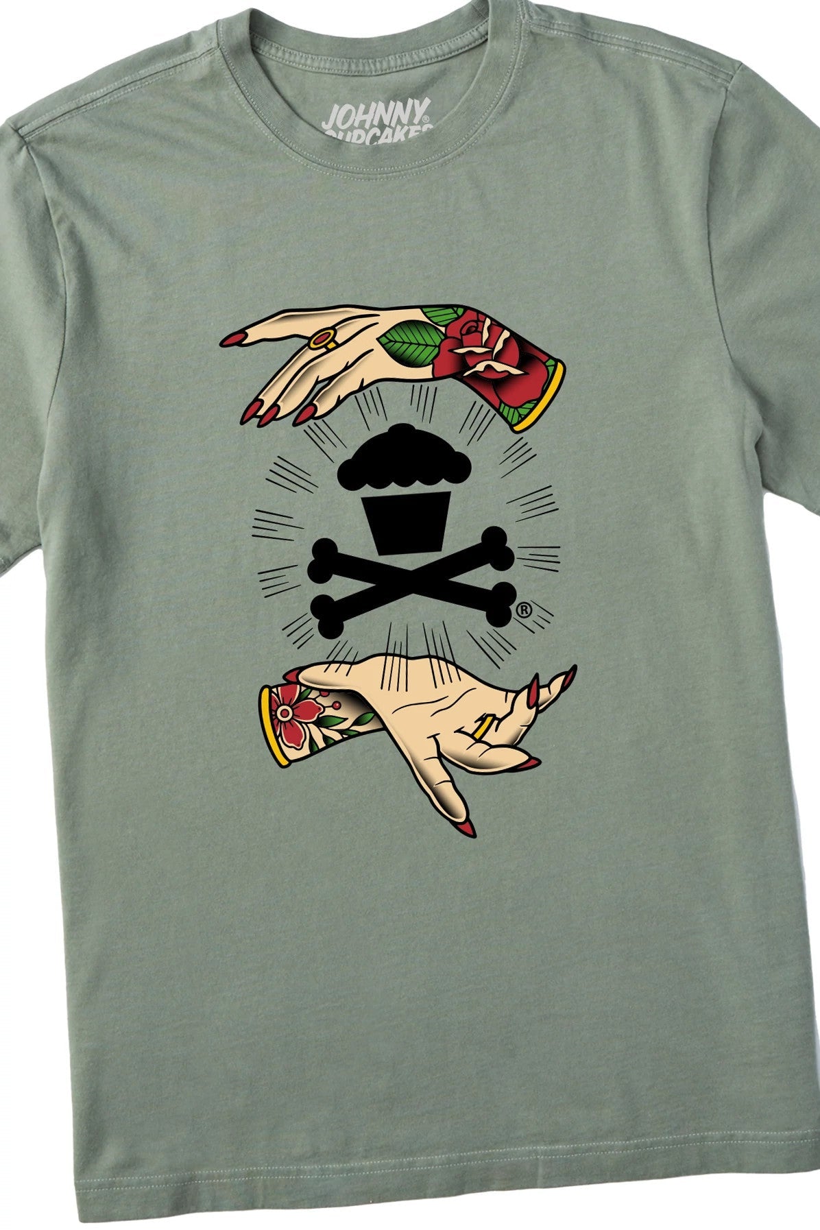 Men's Radiating Tattoo Hands Short Sleeve Premium Tee