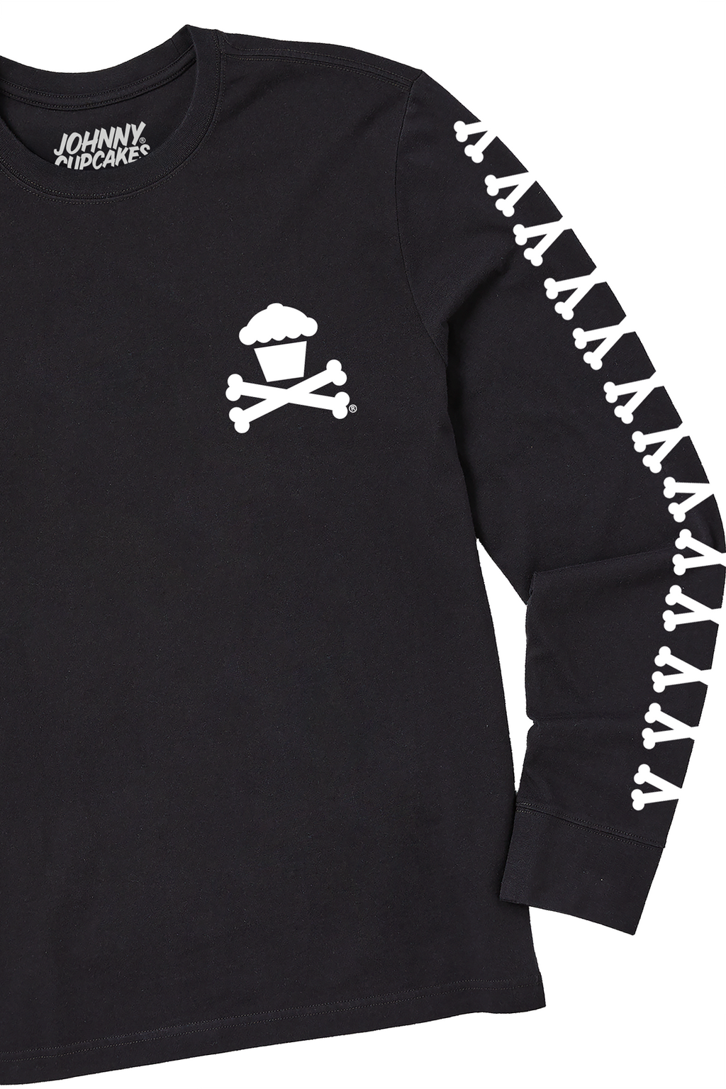 Men's Basic Bones Premium Long Sleeve (Black)