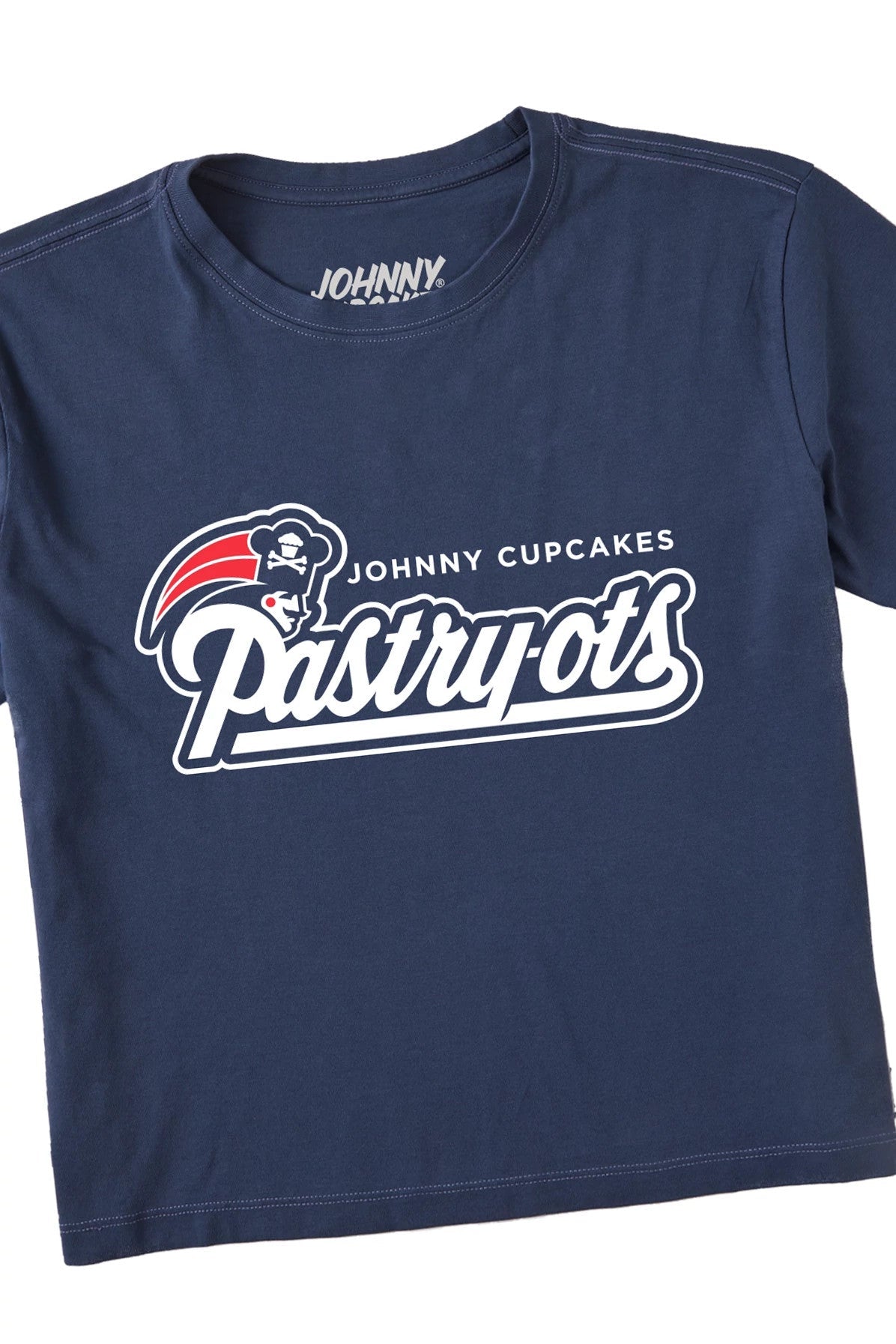 Women's Boxy Pastry-ots Short Sleeve Premium Tee / Dark Blue