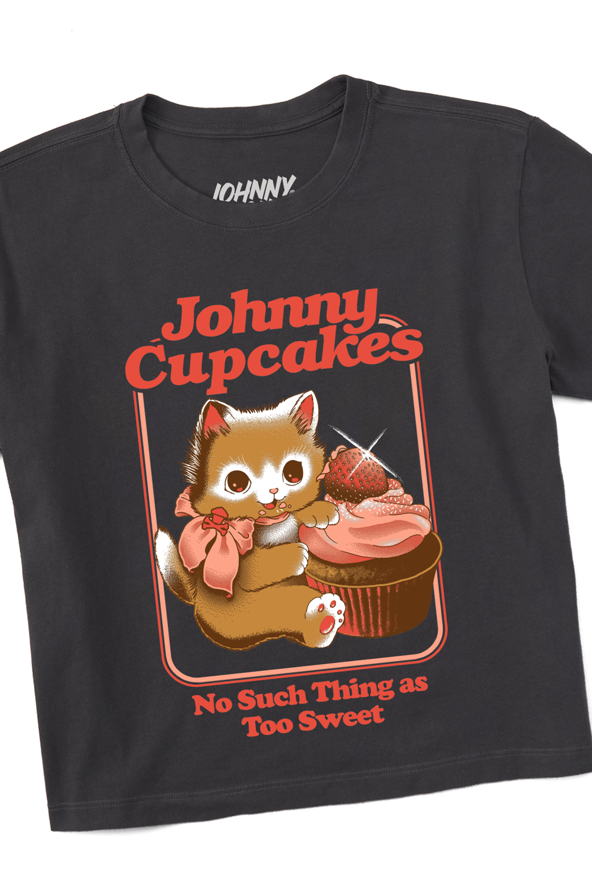 Women's Boxy Too Sweet Kitten Short Sleeve Premium Tee