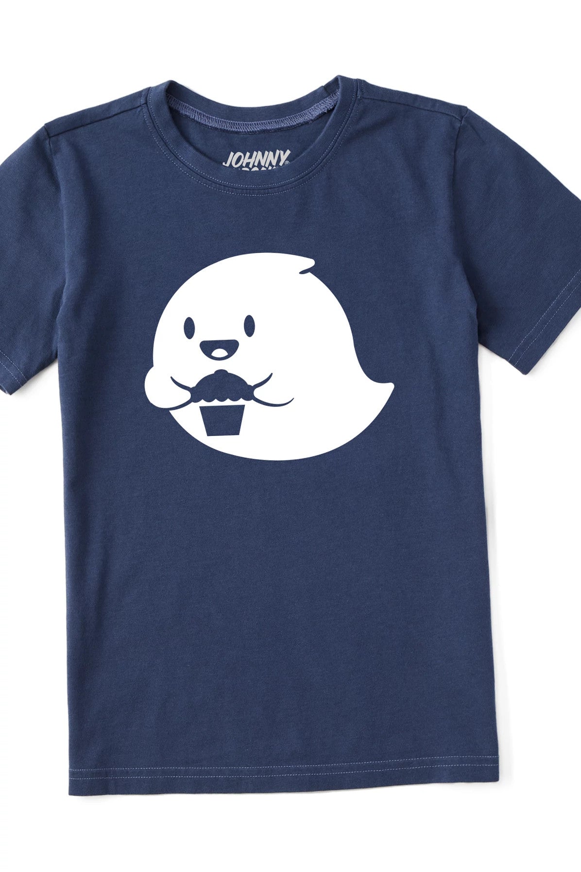 Kids Scary Surprise Short Ghost Sleeve Premium Tee