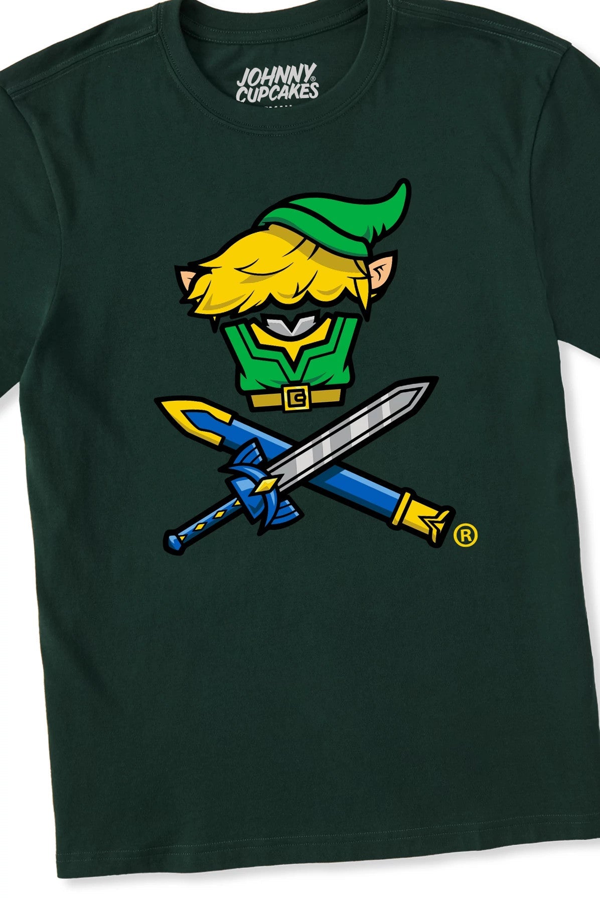 Men's Forest Crossbones Short Sleeve Premium Tee