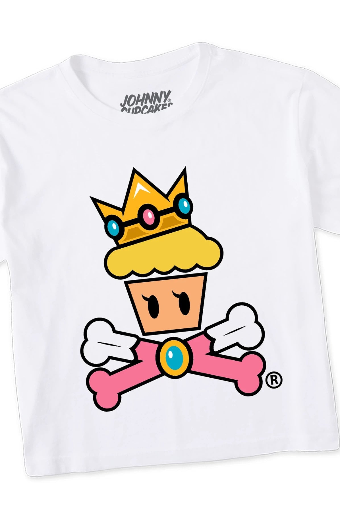 Women's Boxy Princess Pastry Crossbones Short Sleeve Premium Tee